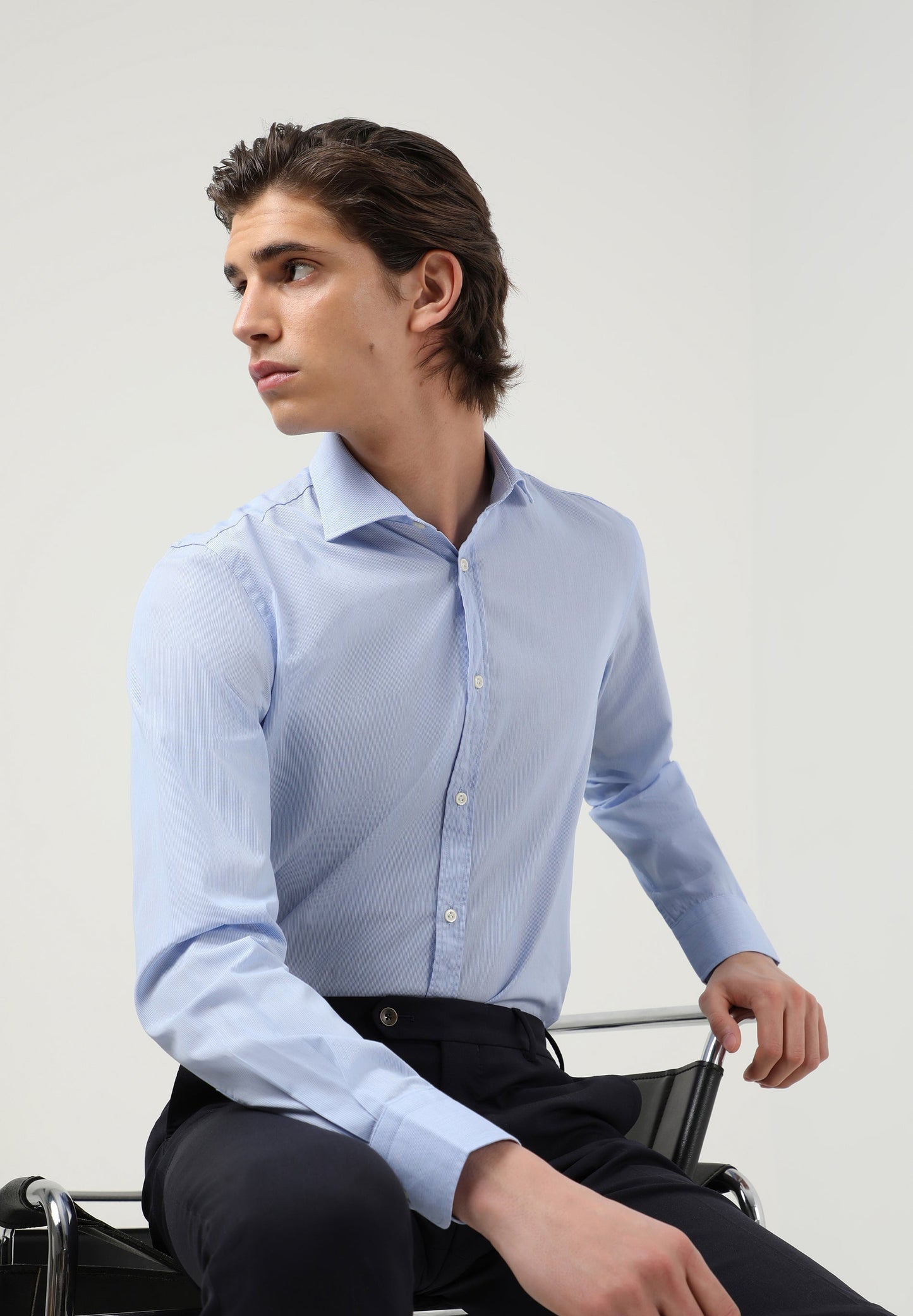 CAMISA MIL RAYAS SLIM