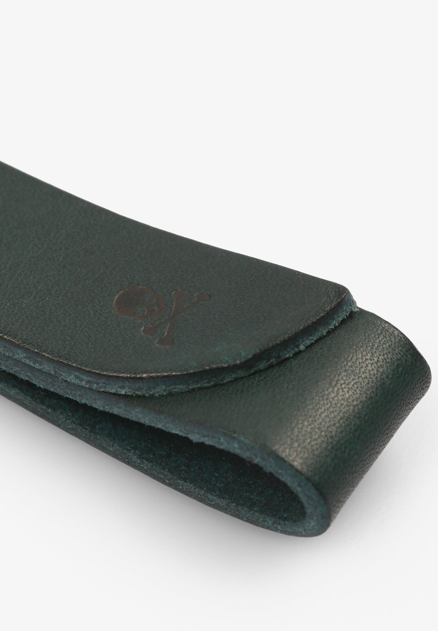 LLAVERO PIEL DOBLE HEBILLA