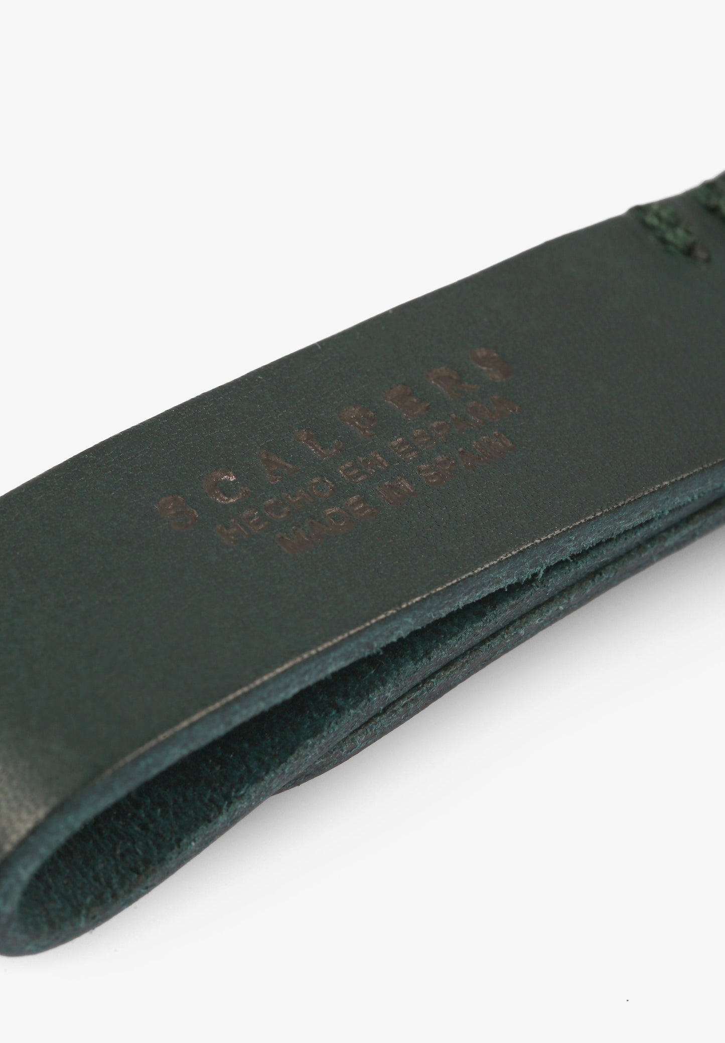 LLAVERO PIEL DOBLE HEBILLA