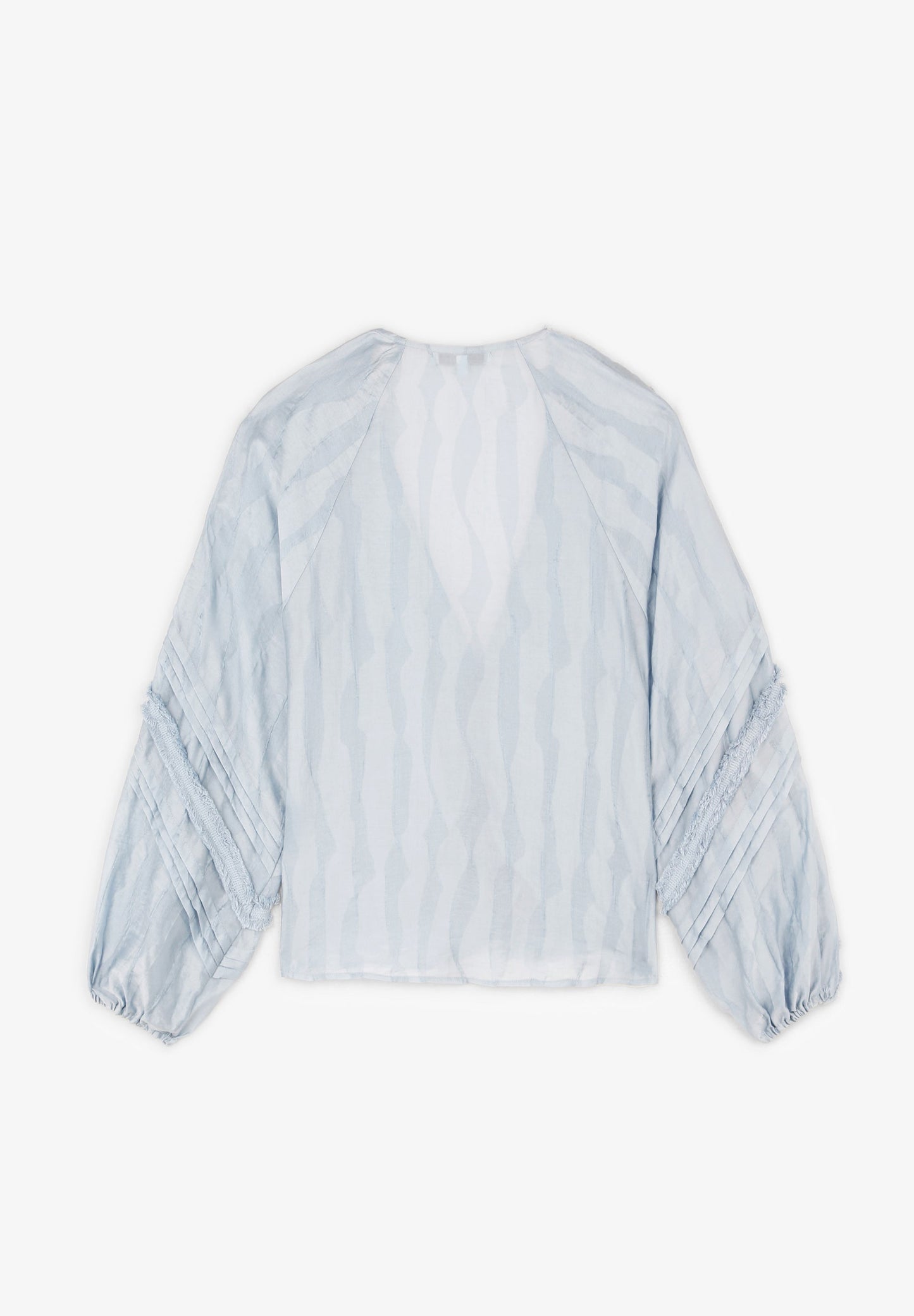 BLUSA DETALLES MANGA ABULLONADA