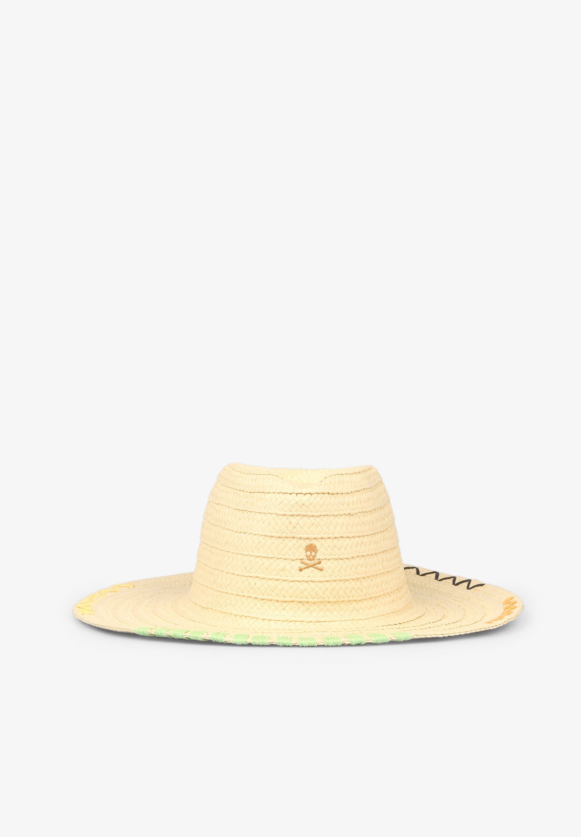 SOMBRERO TRENZADO BORDADOS