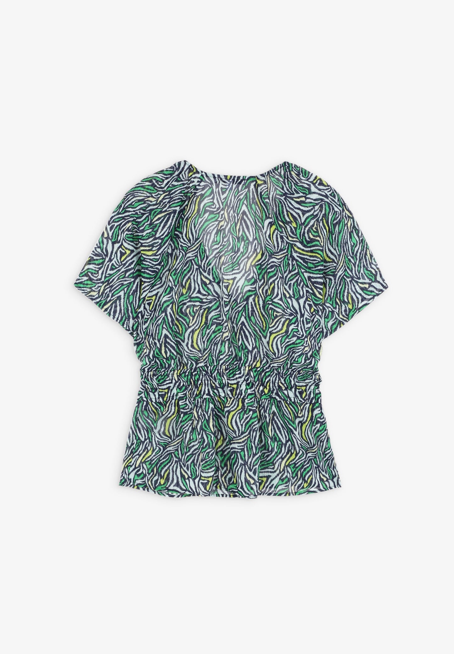 TOP ANIMAL PRINT FRUNCE