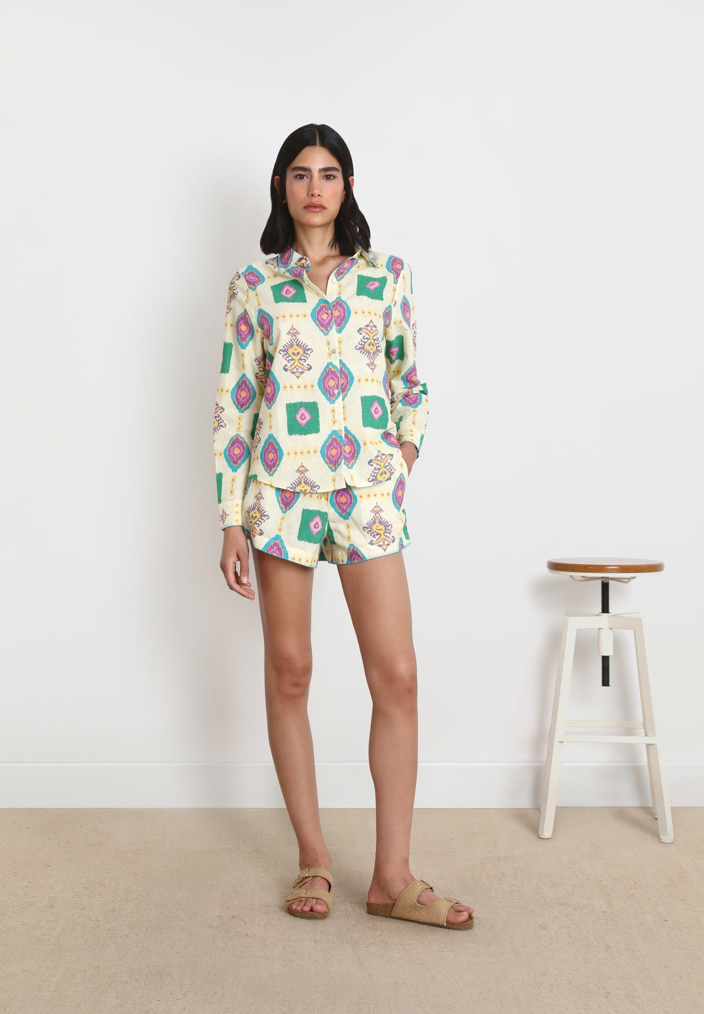 CAMISA PRINT IKAT