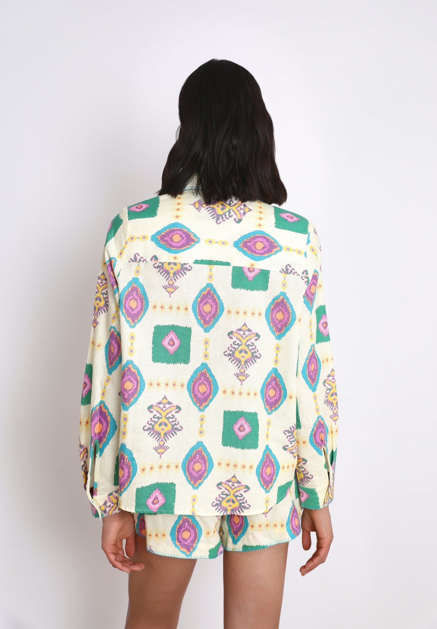 CAMISA PRINT IKAT