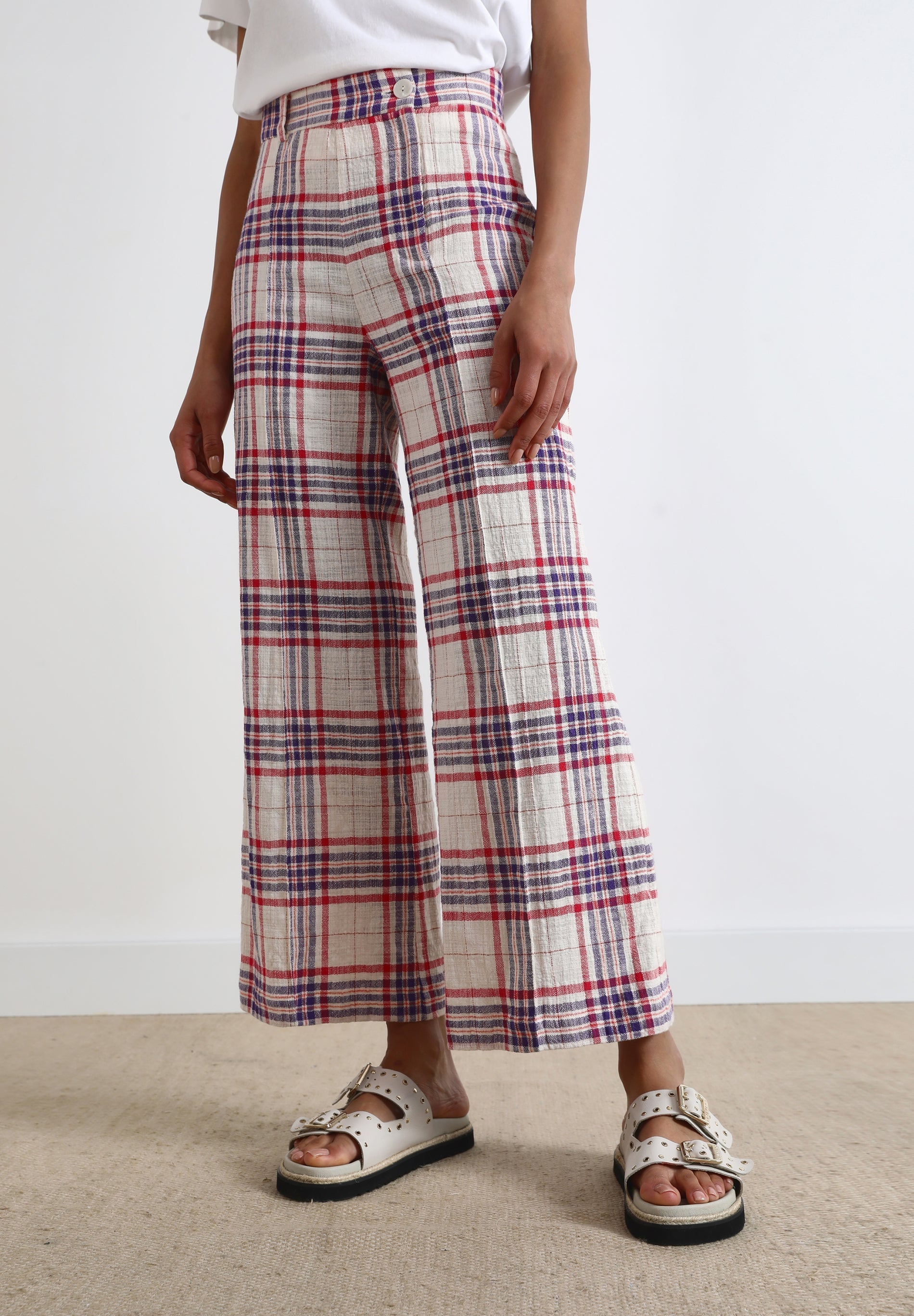 PANTALÓN CULOTTE CUADROS