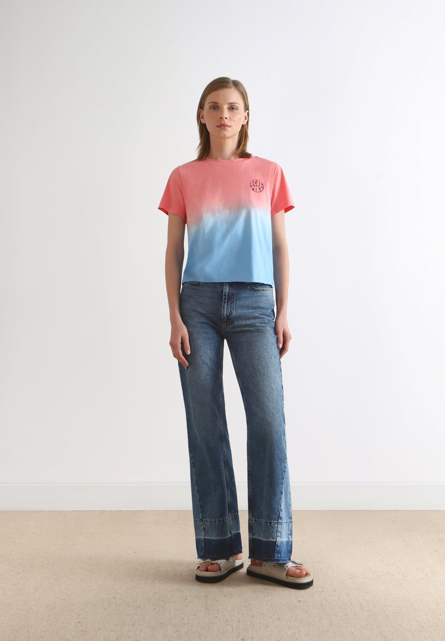 CAMISETA BICOLOR LOGO