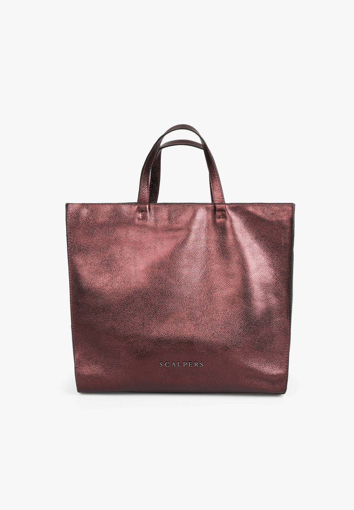 BOLSO SHOPPER PIEL METALIZADO