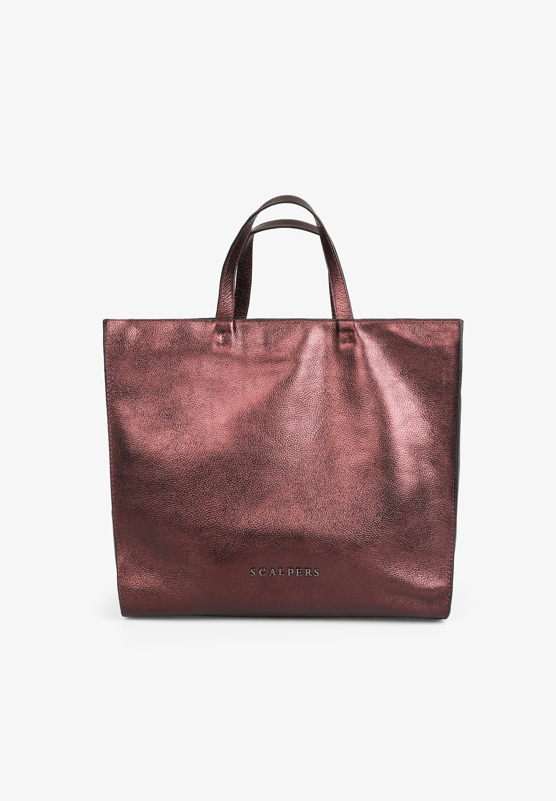 BOLSO SHOPPER PIEL METALIZADO