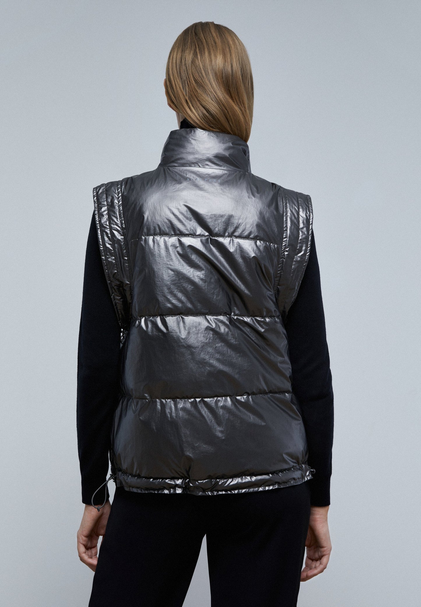 CHALECO ACOLCHADO METALIZADO