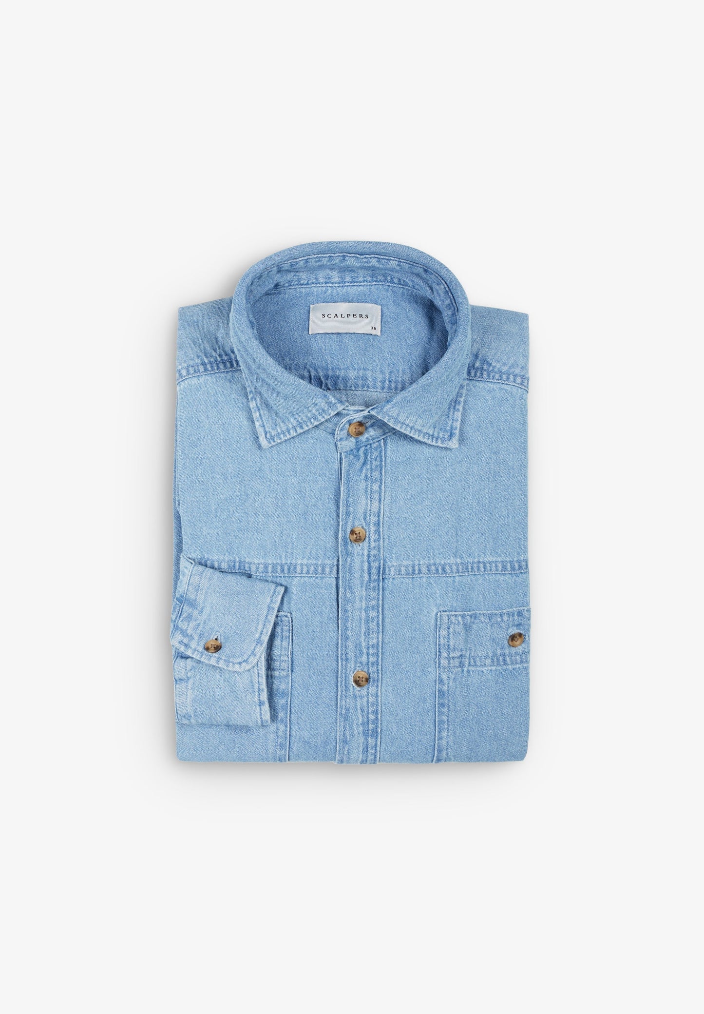 CAMISA JEAN BOLSILLOS