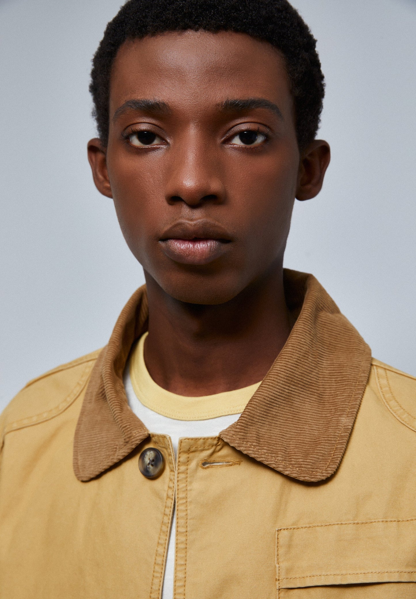 CHAQUETA PREMIUM CUELLO PANA CONTRASTE