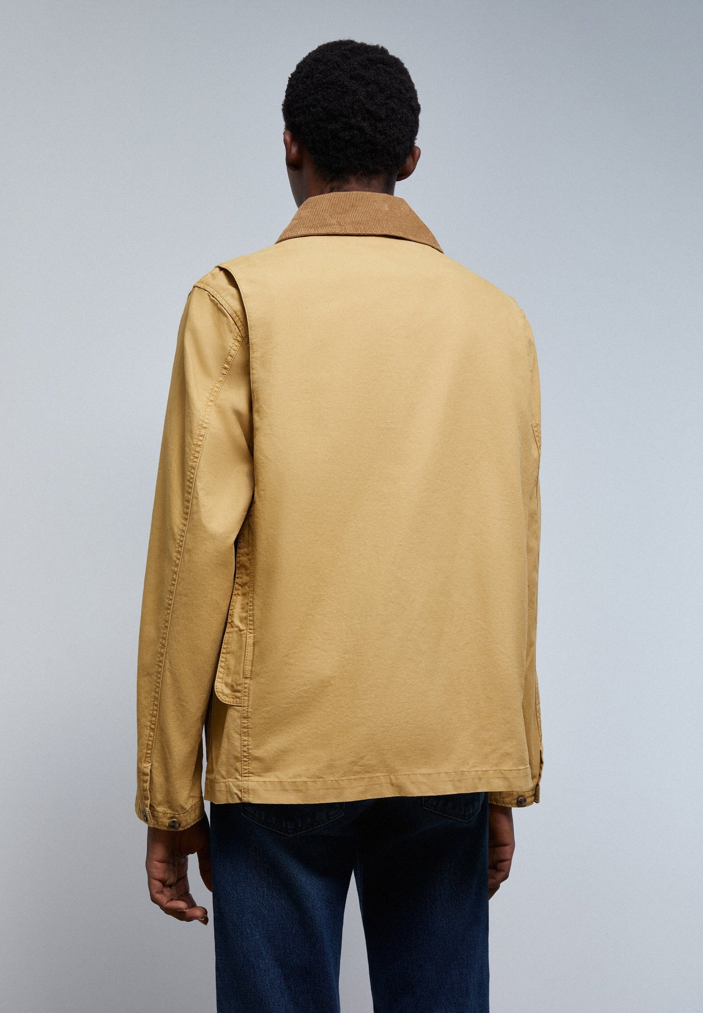 CHAQUETA PREMIUM CUELLO PANA CONTRASTE