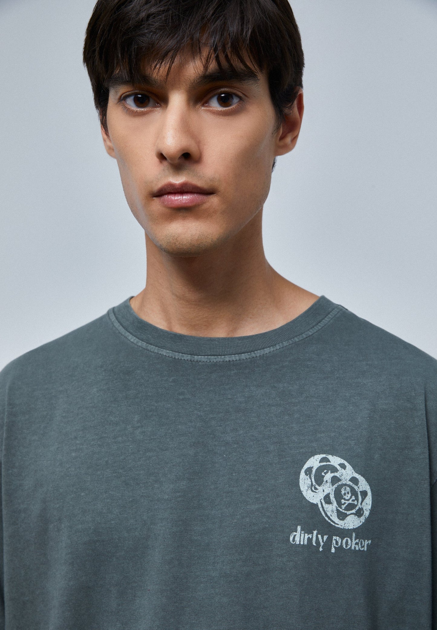 CAMISETA LAVADA PRINT POKER