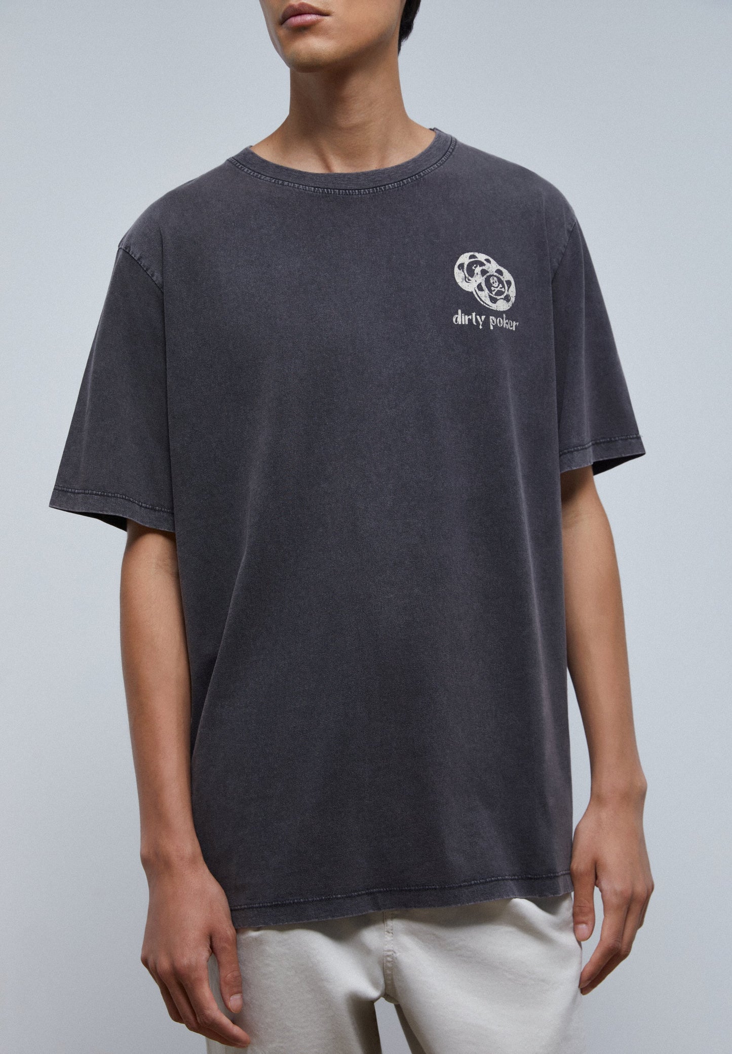 CAMISETA LAVADA PRINT POKER