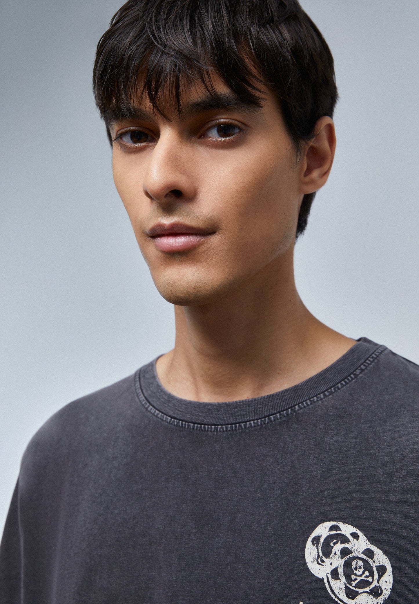 CAMISETA LAVADA PRINT POKER