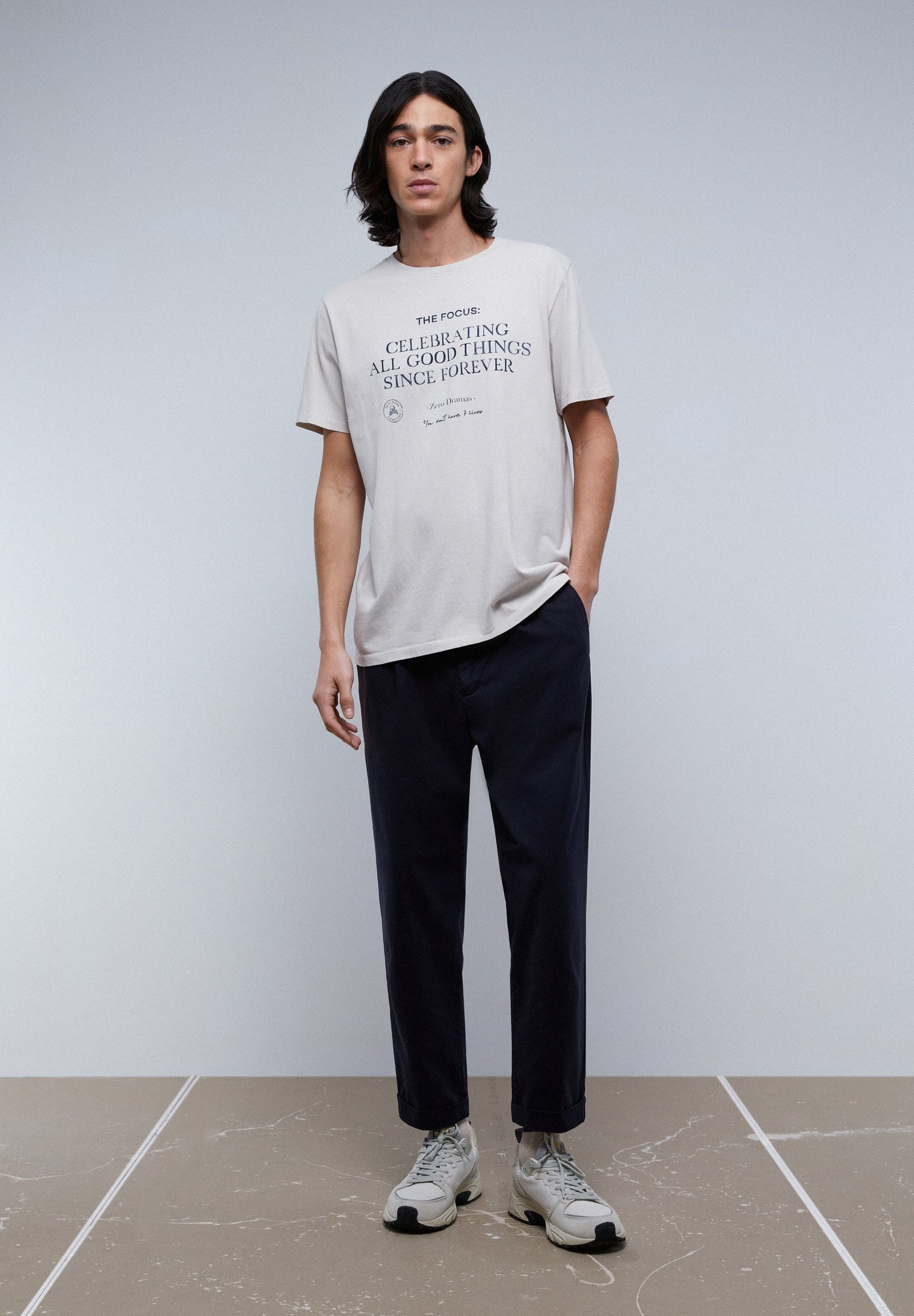 CAMISETA PRINT FRONTAL TEXTO