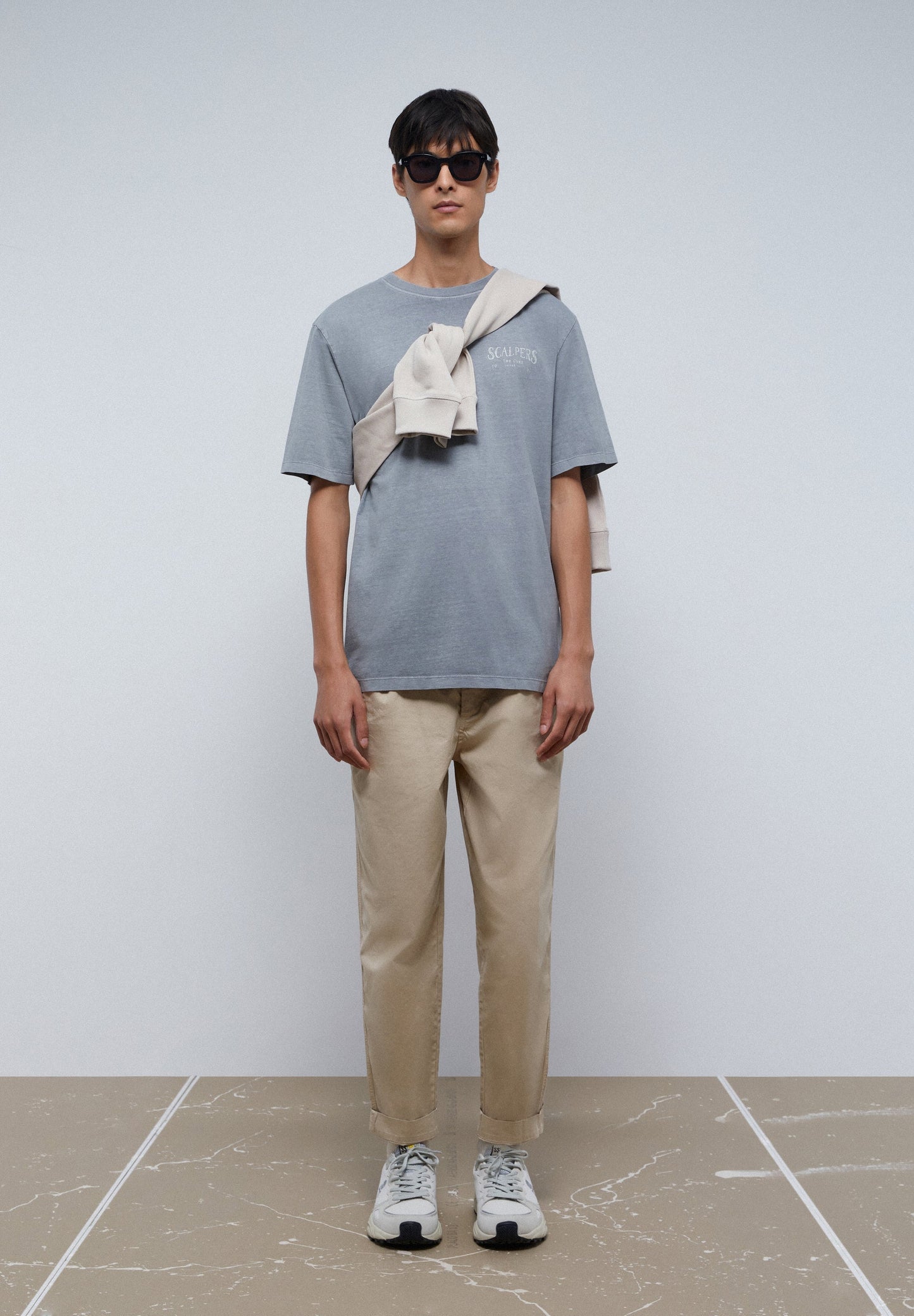 CAMISETA LAVADA PRINT TRASERO