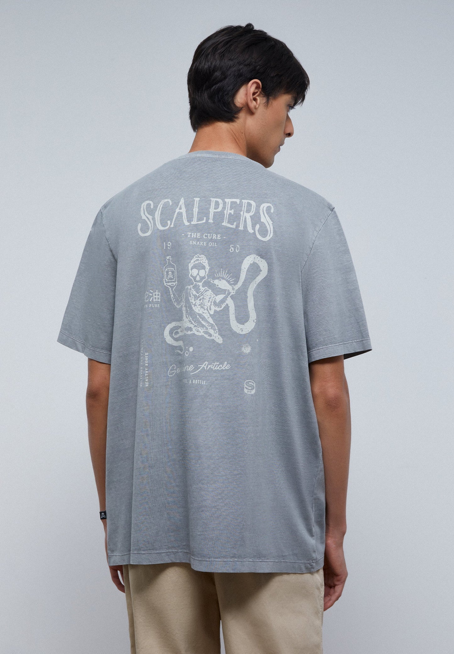 CAMISETA LAVADA PRINT TRASERO