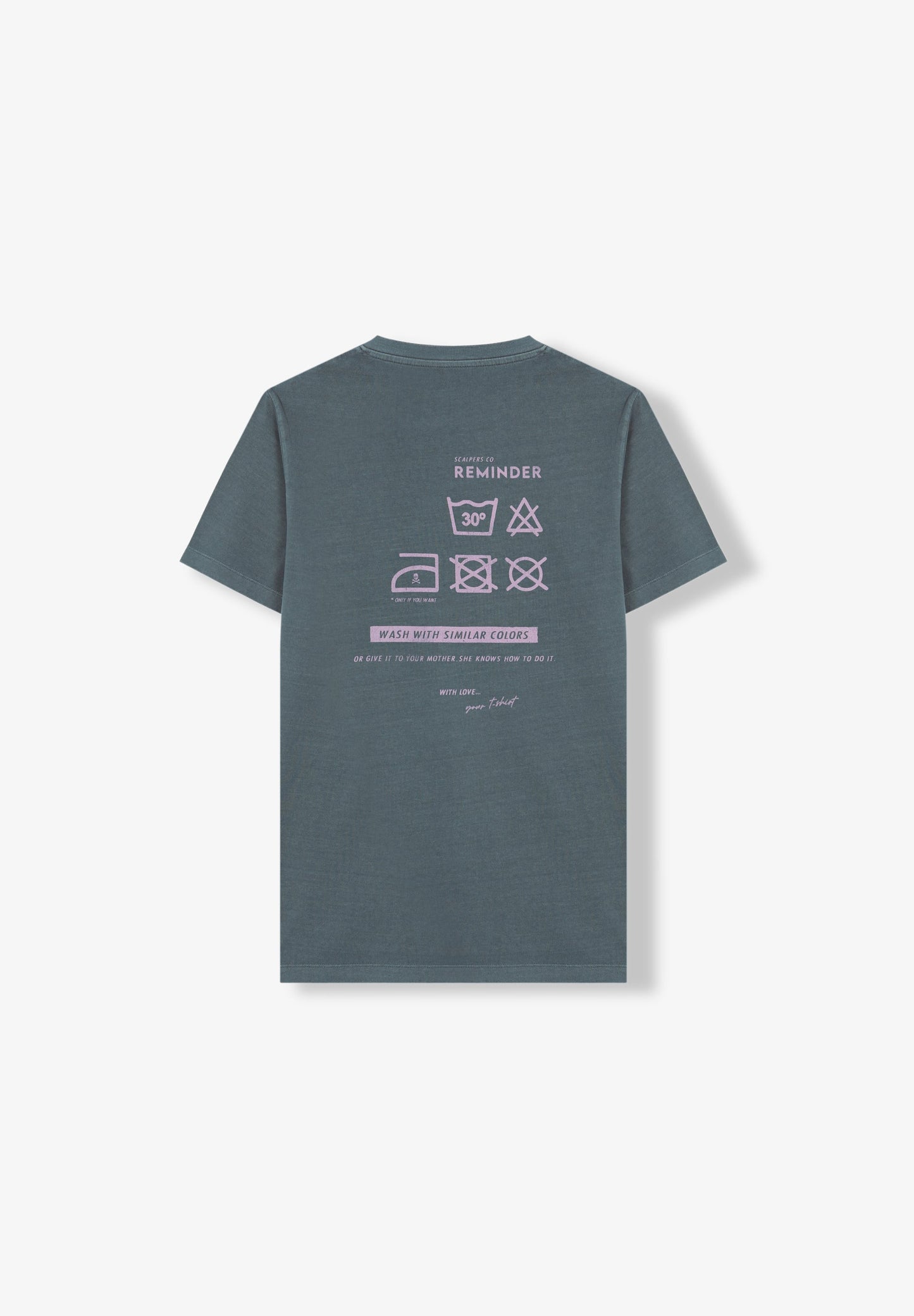 CAMISETA PRINT CONTRASTE