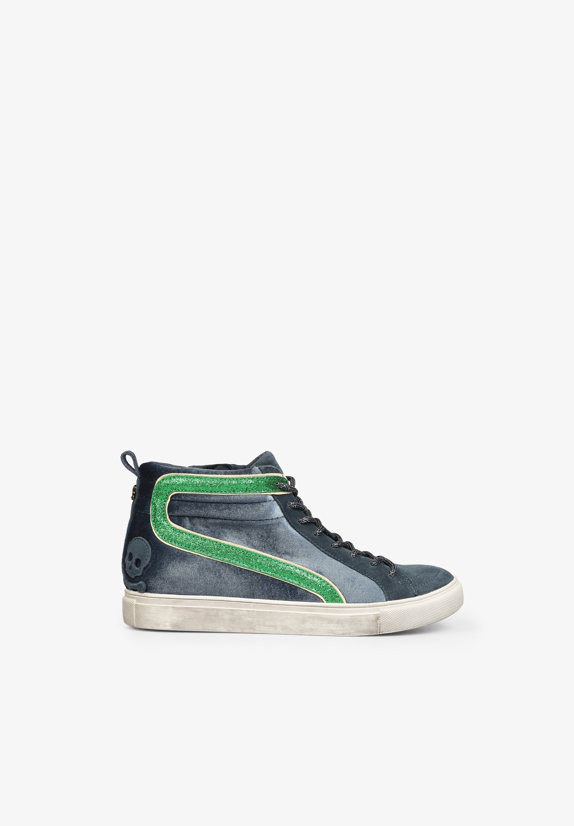 TENIS ALTAS TERCIOPELO
