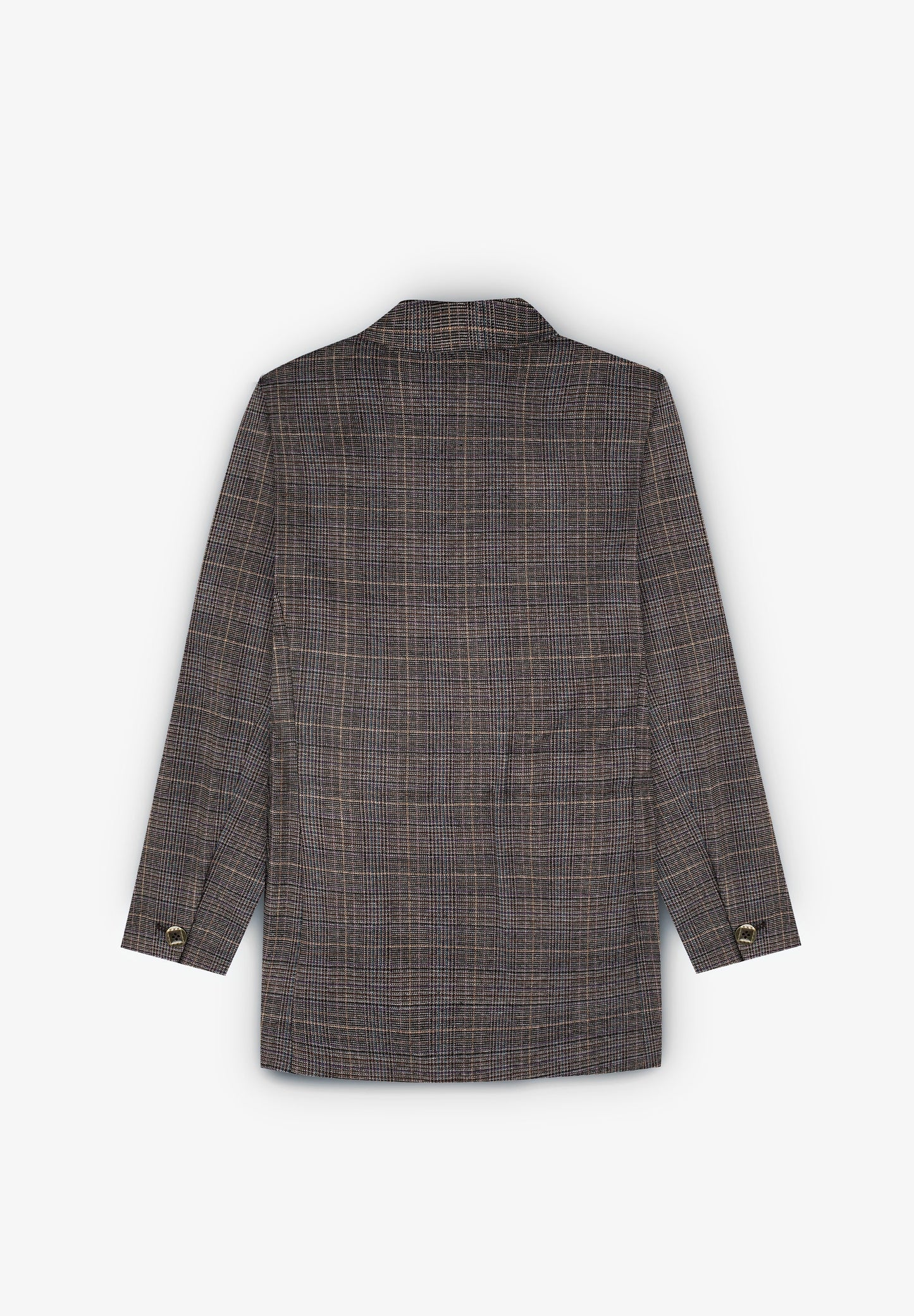 BLAZER CUADROS CINTURA AJUSTABLE