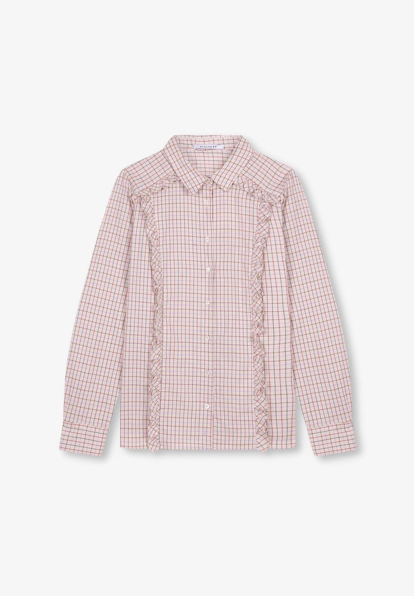 CAMISA CUADROS VOLANTE