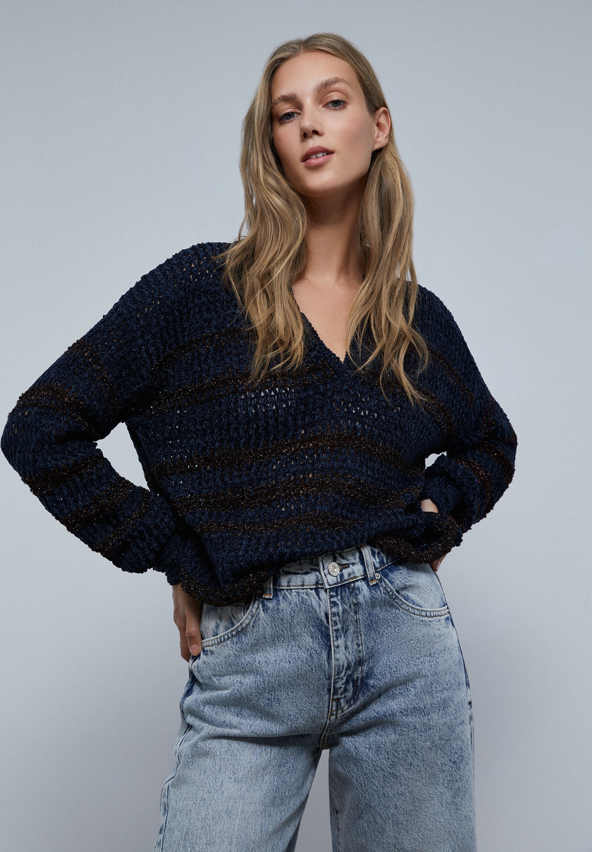 SACO POLO RAYAS
