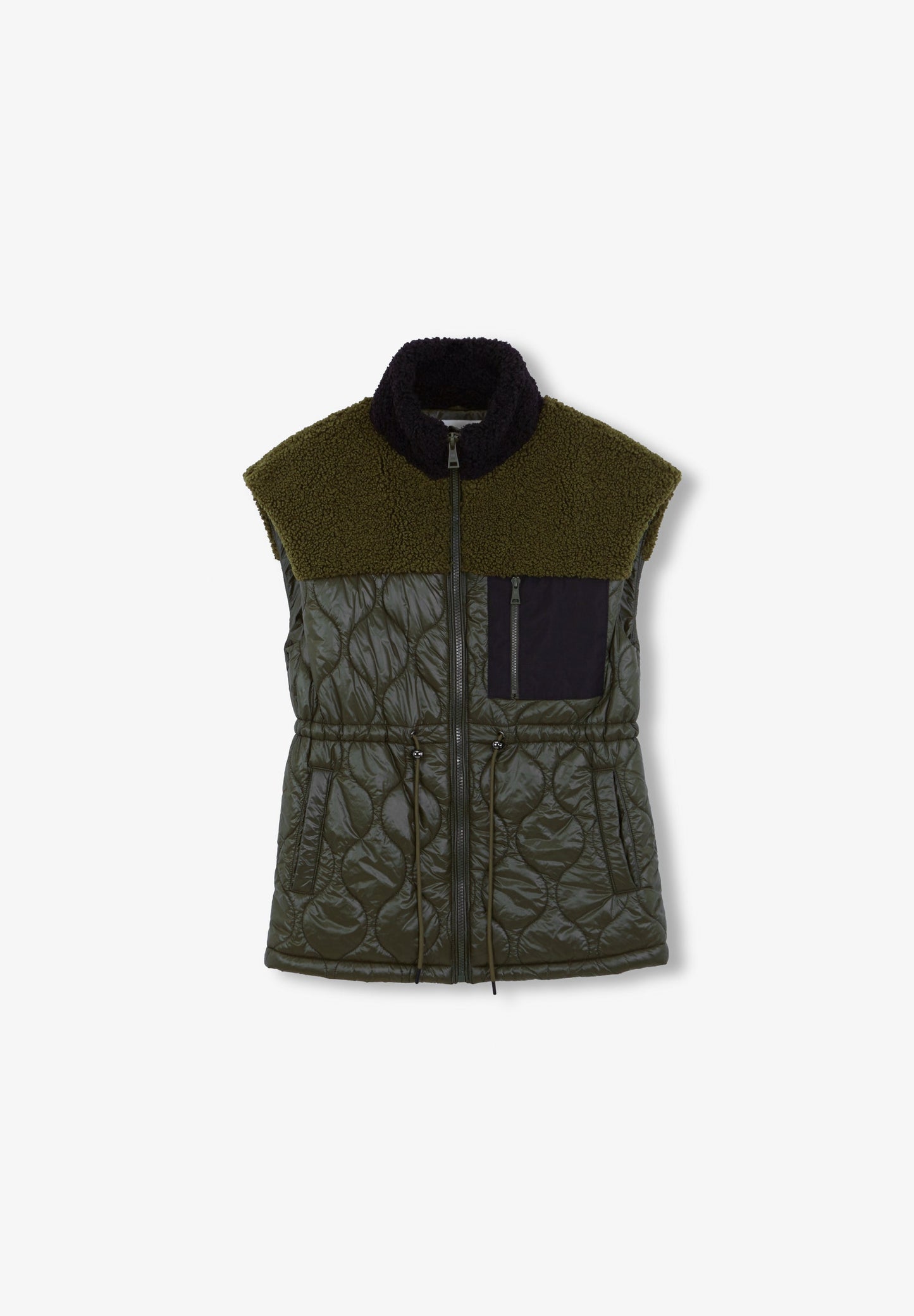 CHALECO ACOLCHADO DETALLE BORREGO