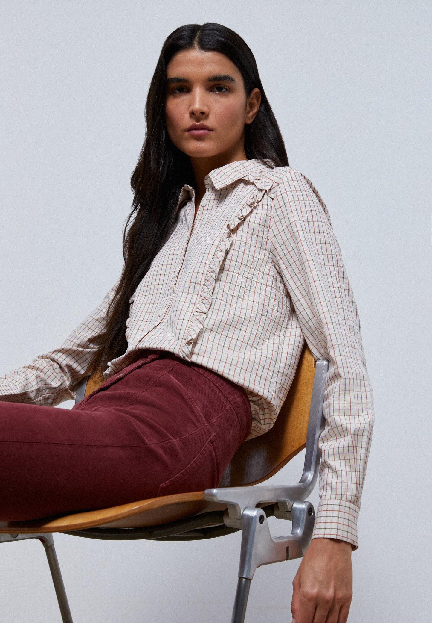 PANTALÓN FLARE PANA