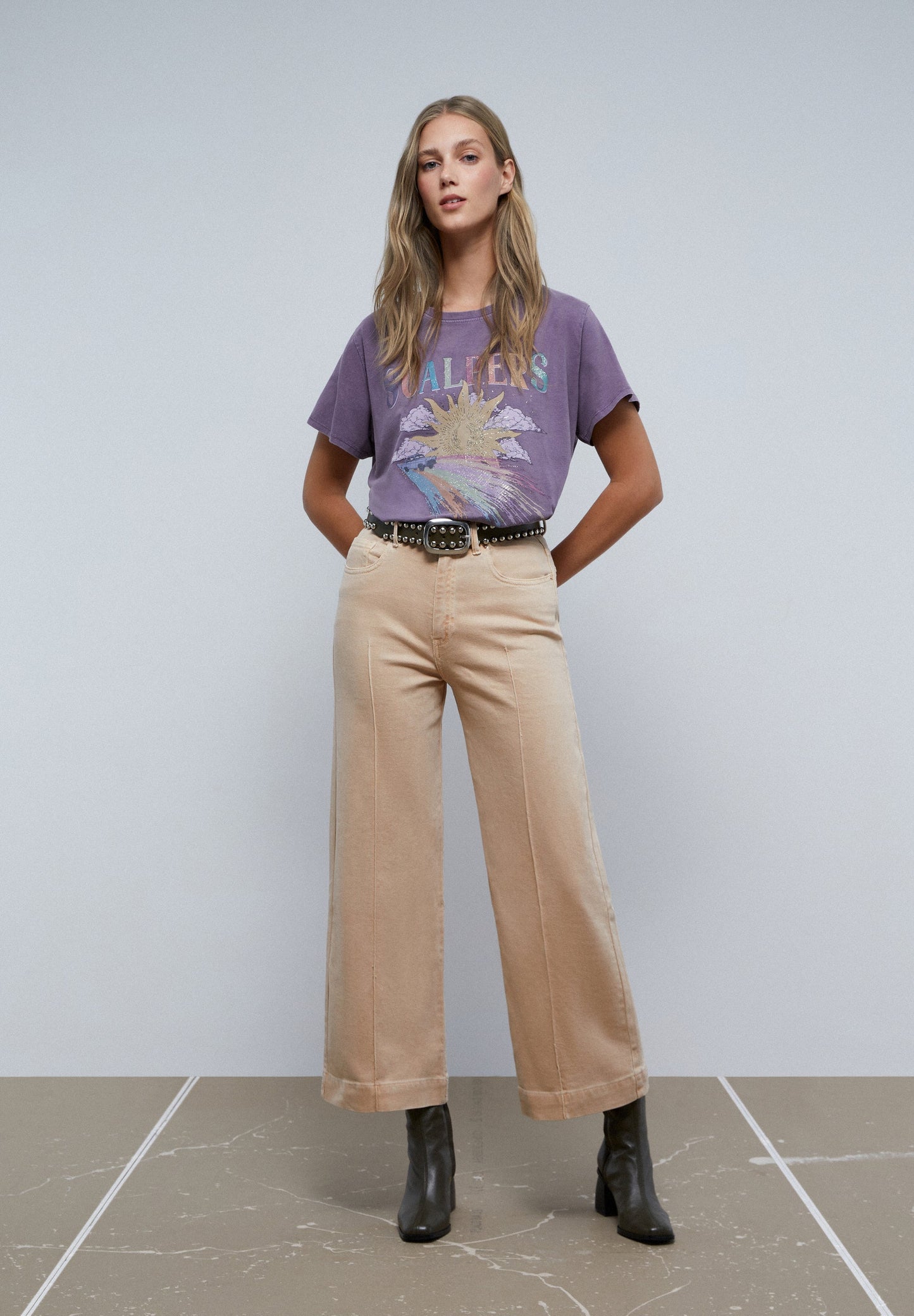 CAMISETA ARCOÍRIS GLITTER