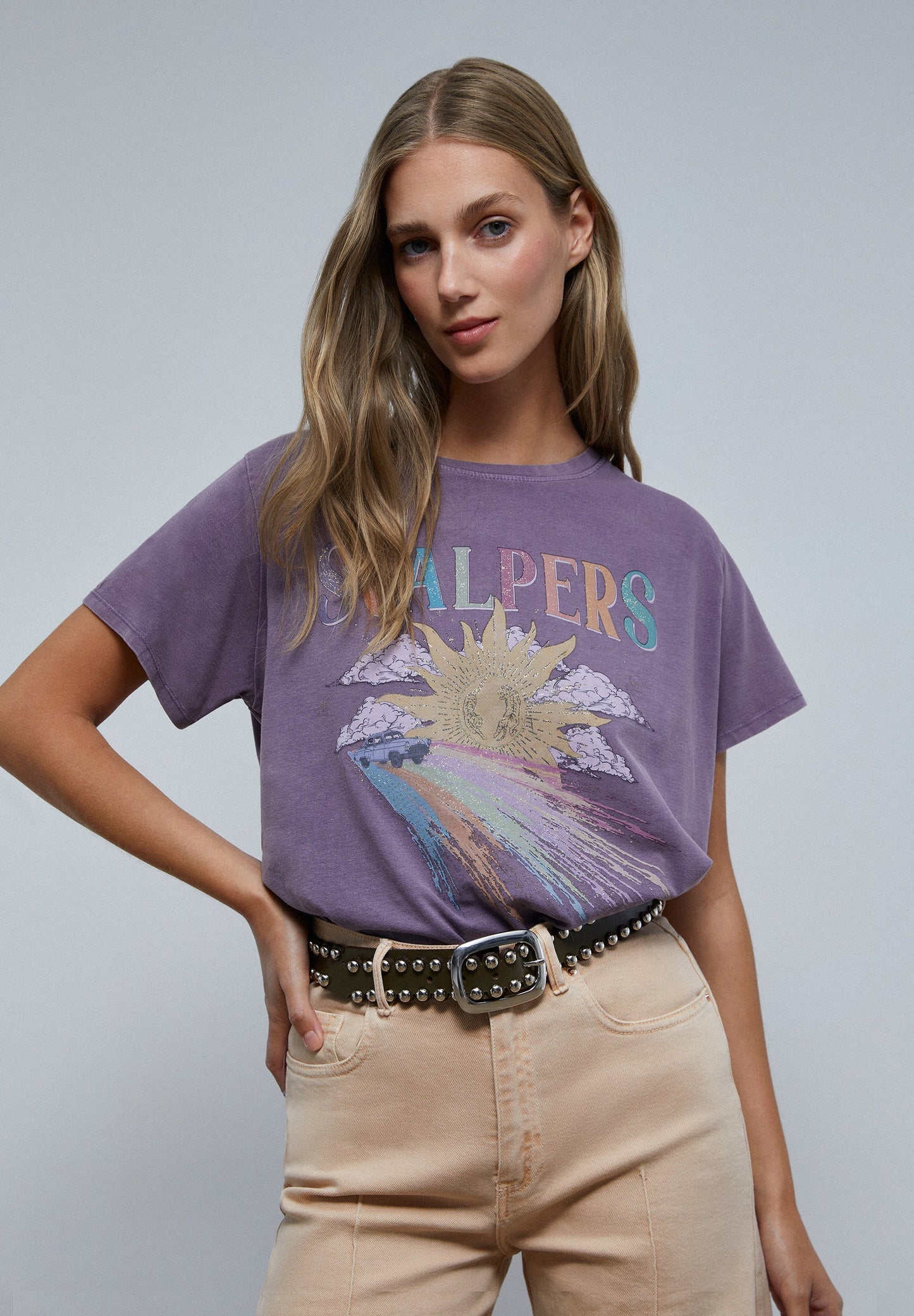 CAMISETA ARCOÍRIS GLITTER