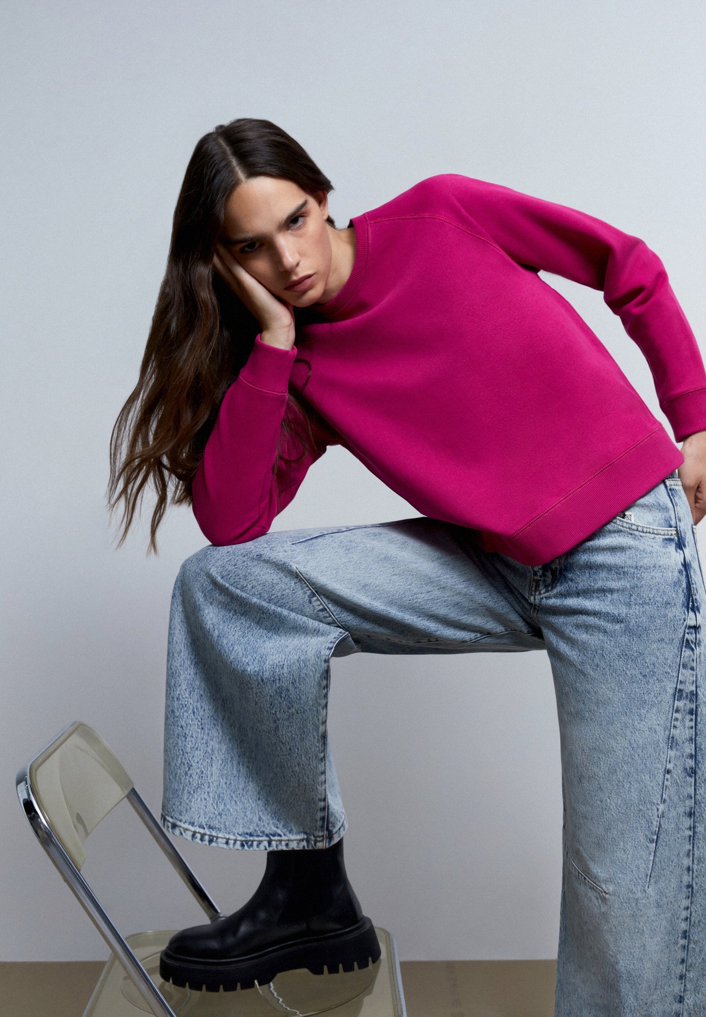 BUZO CALAVERA TRASERA GLITTER