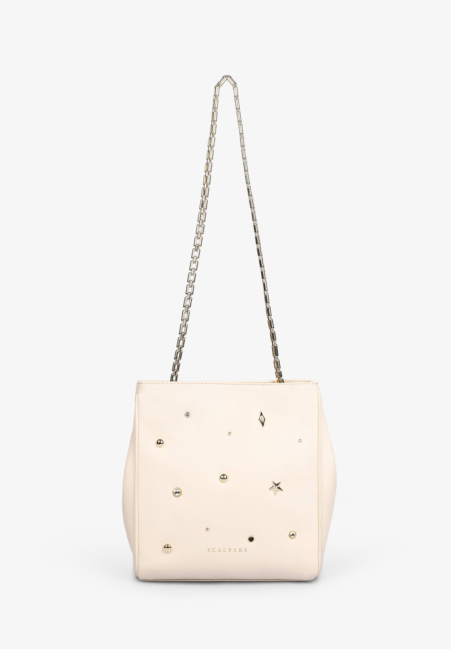 BOLSO PIEL DETALLE TACHUELAS