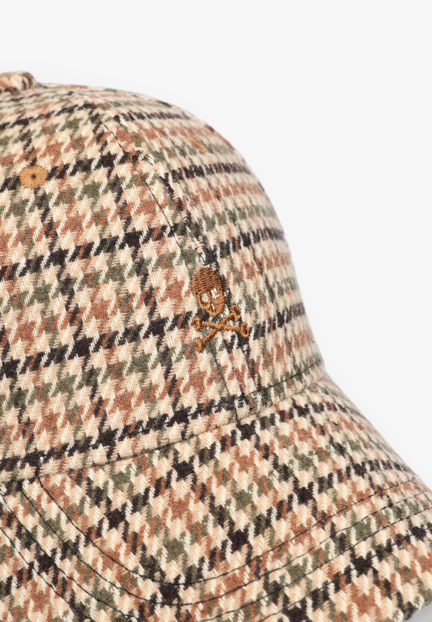 GORRA CUADROS CALAVERA TONO