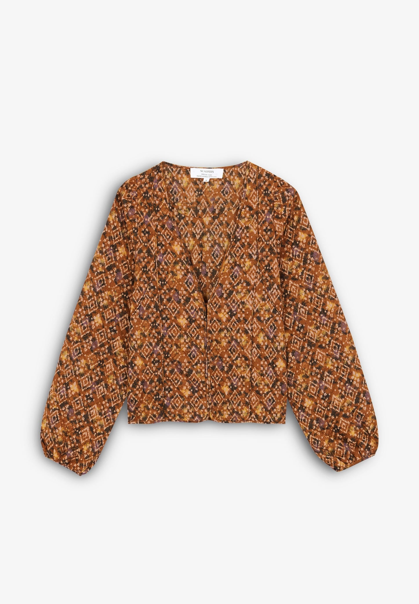 CHAQUETA ACOLCHADA ÉTNICA