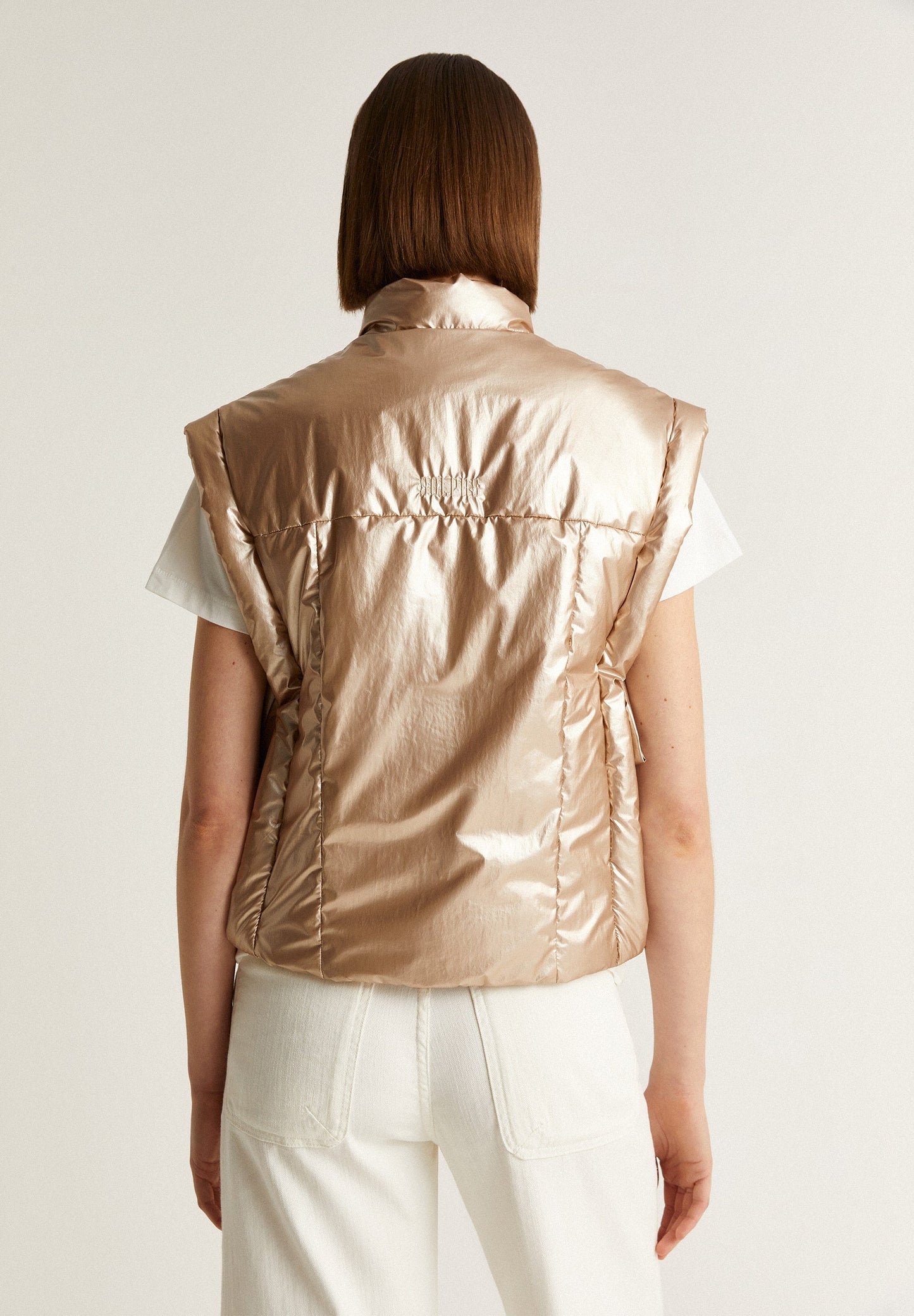 CHALECO ACOLCHADO DETALLE LAZOS