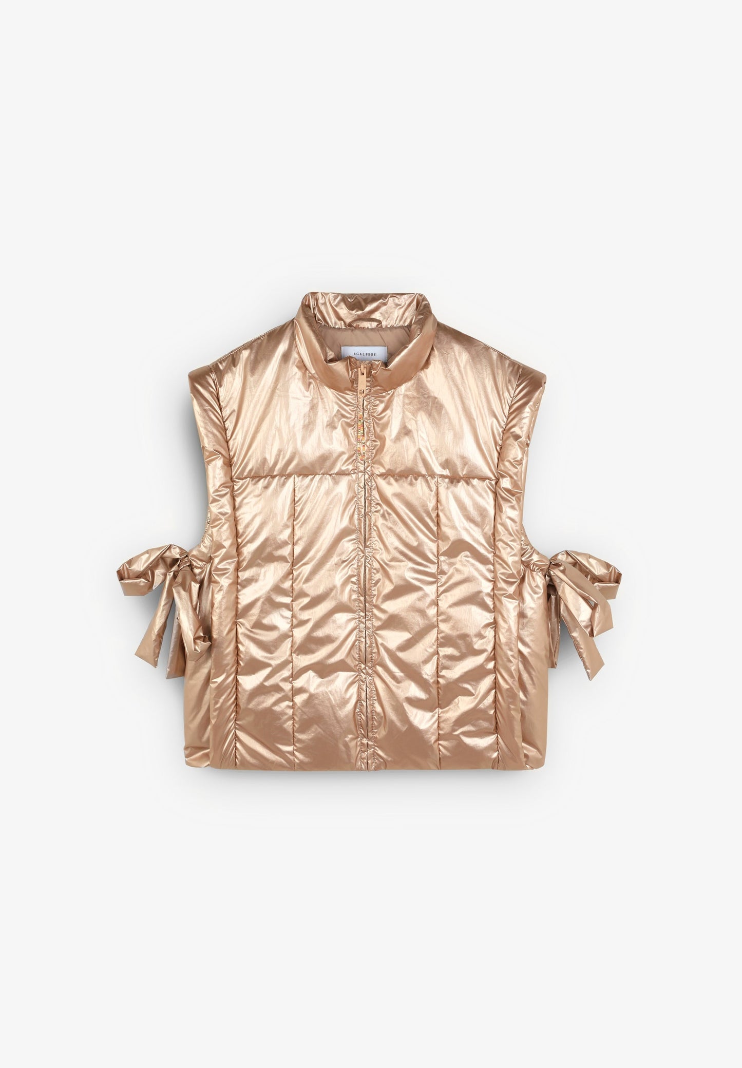 CHALECO ACOLCHADO DETALLE LAZOS