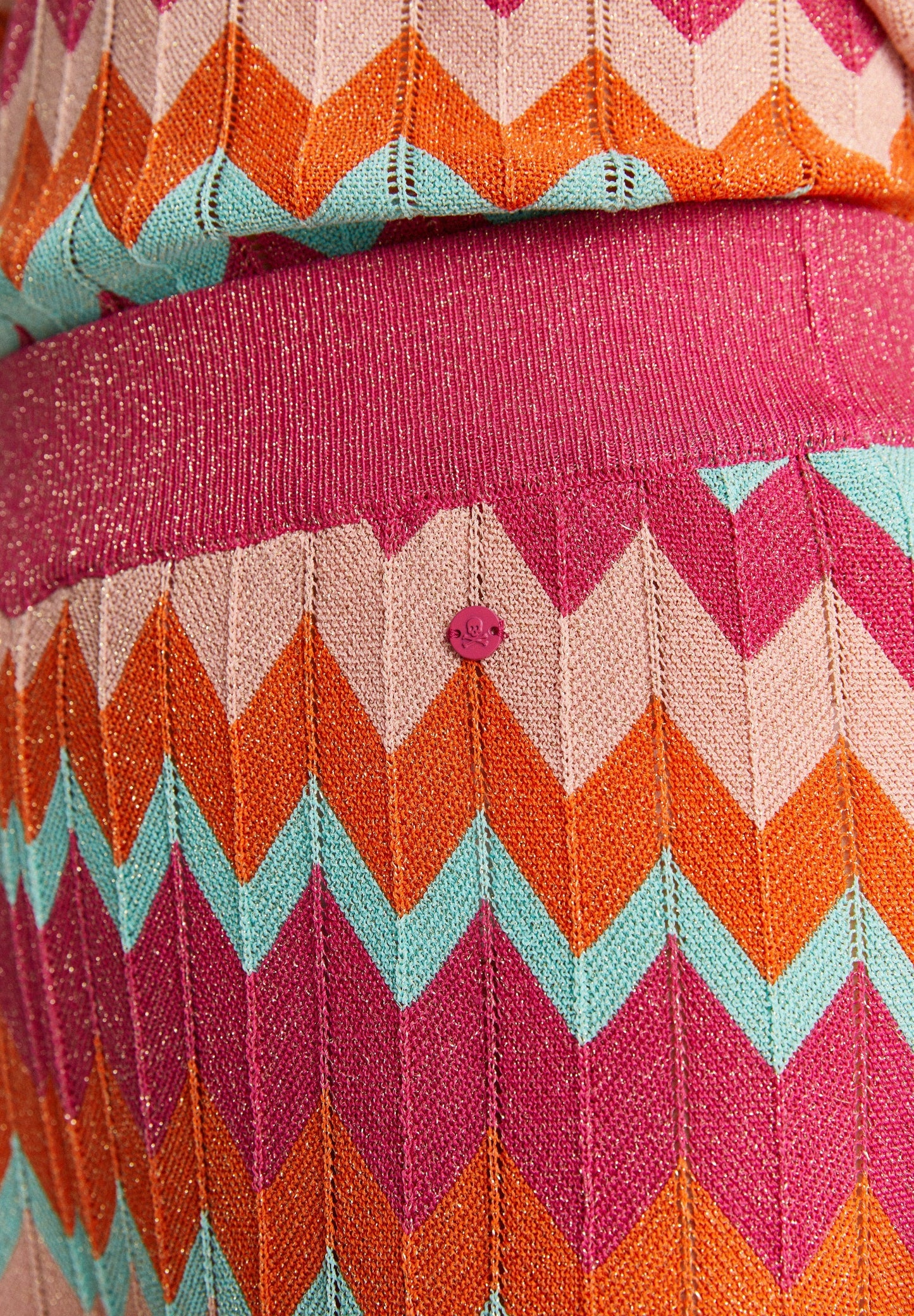 PANTALÓN PUNTO ZIGZAG LUREX