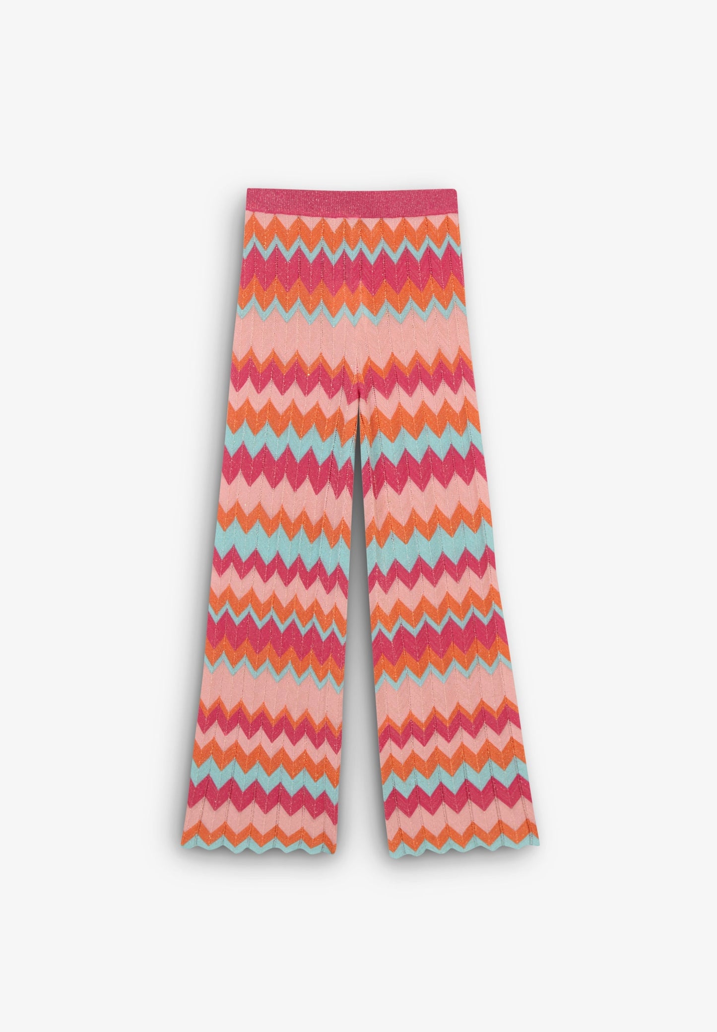 PANTALÓN PUNTO ZIGZAG LUREX