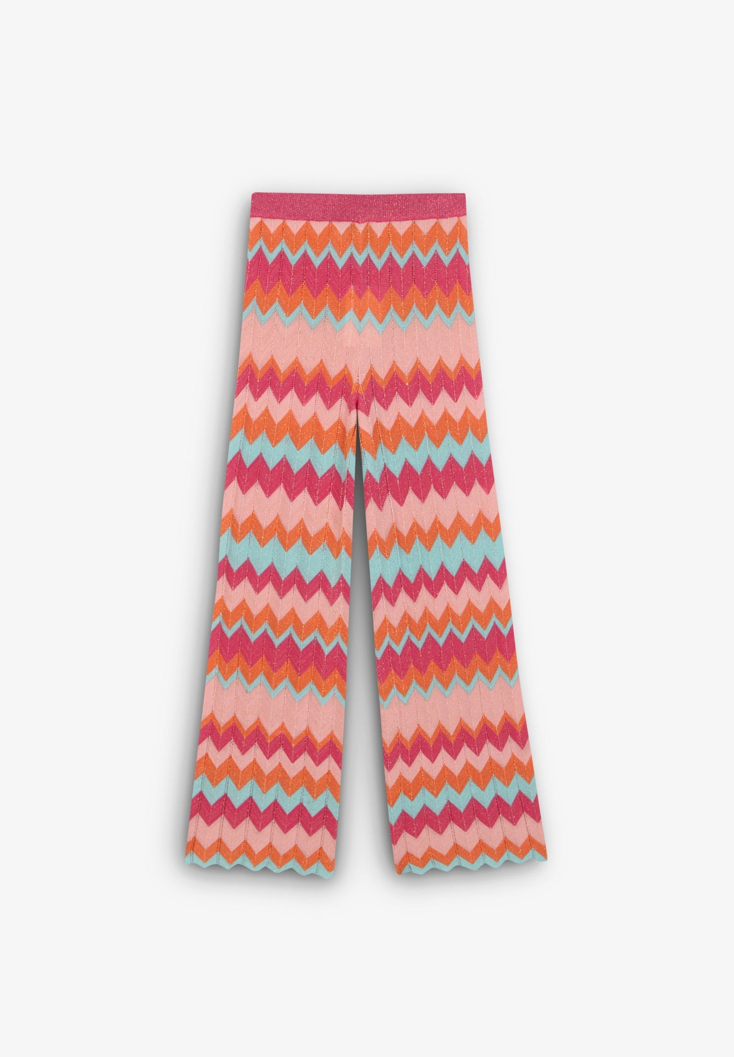 PANTALÓN PUNTO ZIGZAG LUREX