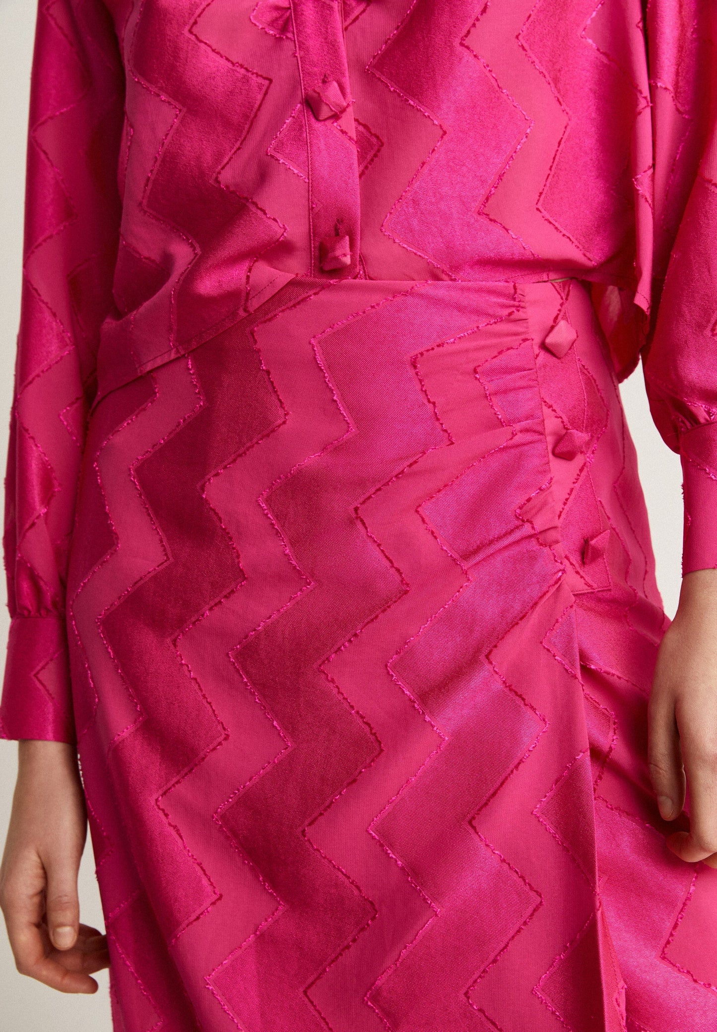 FALDA JACQUARD ZIGZAG