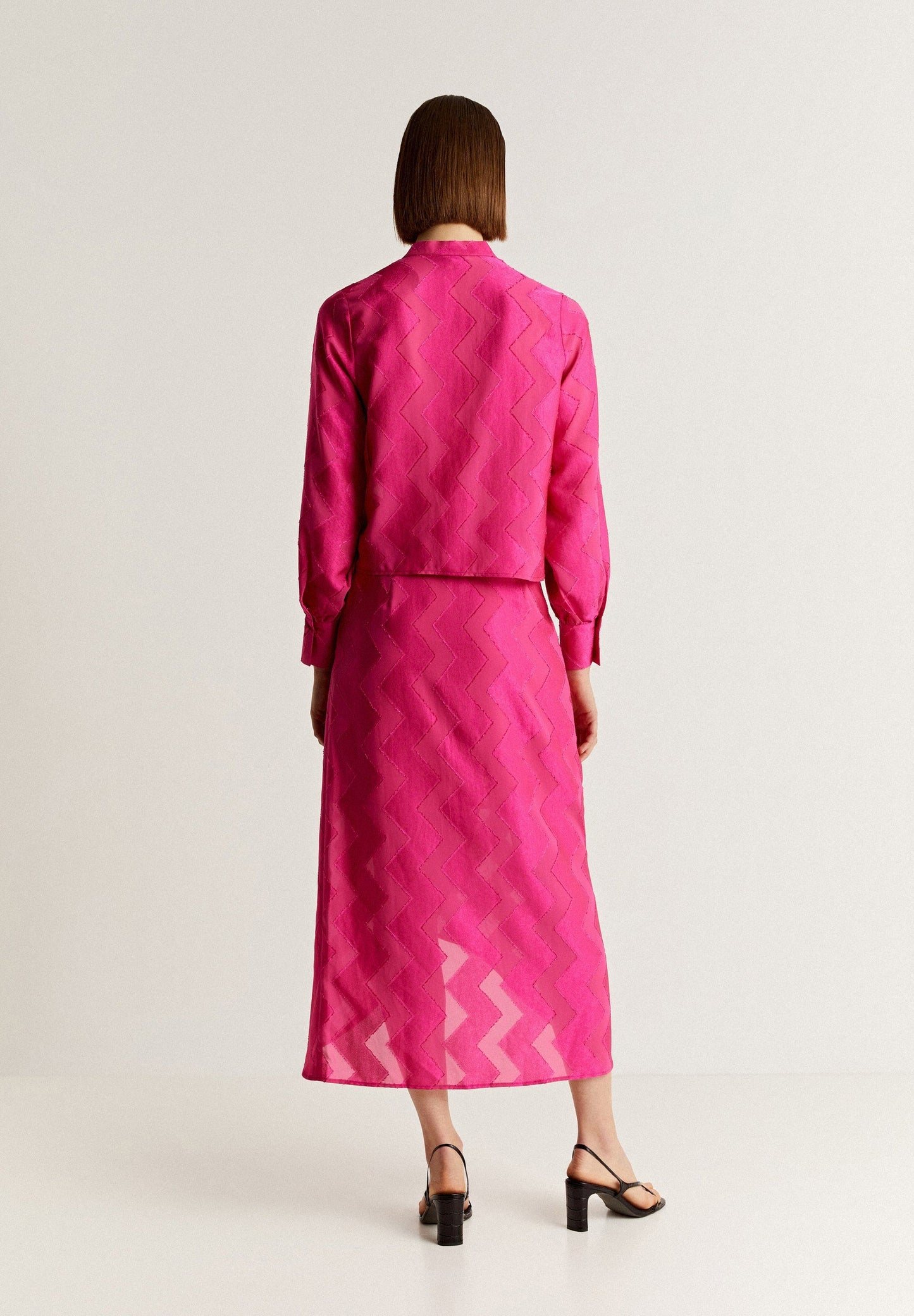 FALDA JACQUARD ZIGZAG