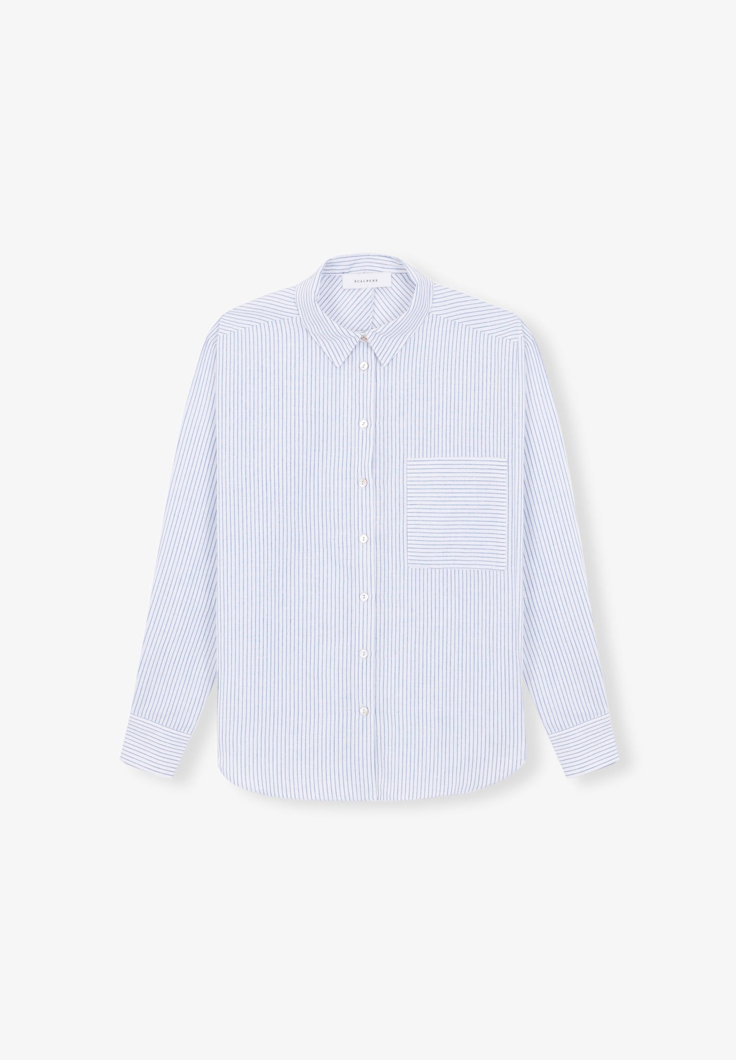 CAMISA LINO RAYAS COMBINADAS