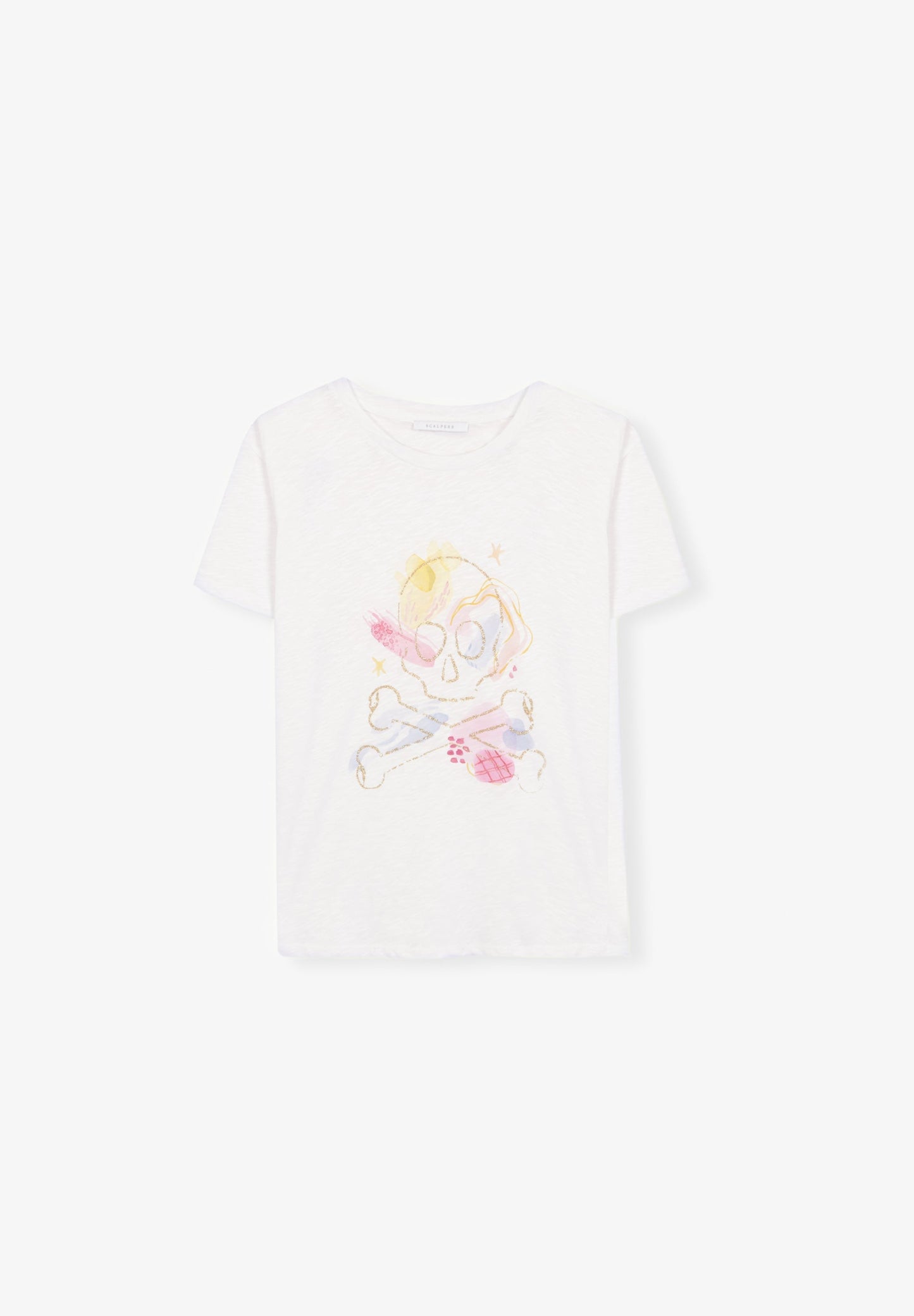 CAMISETA CALAVERA GLITTER