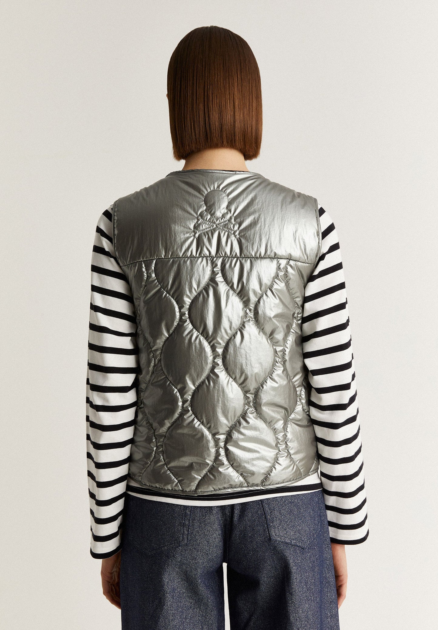 CHALECO ACOLCHADO CUELLO REDONDO