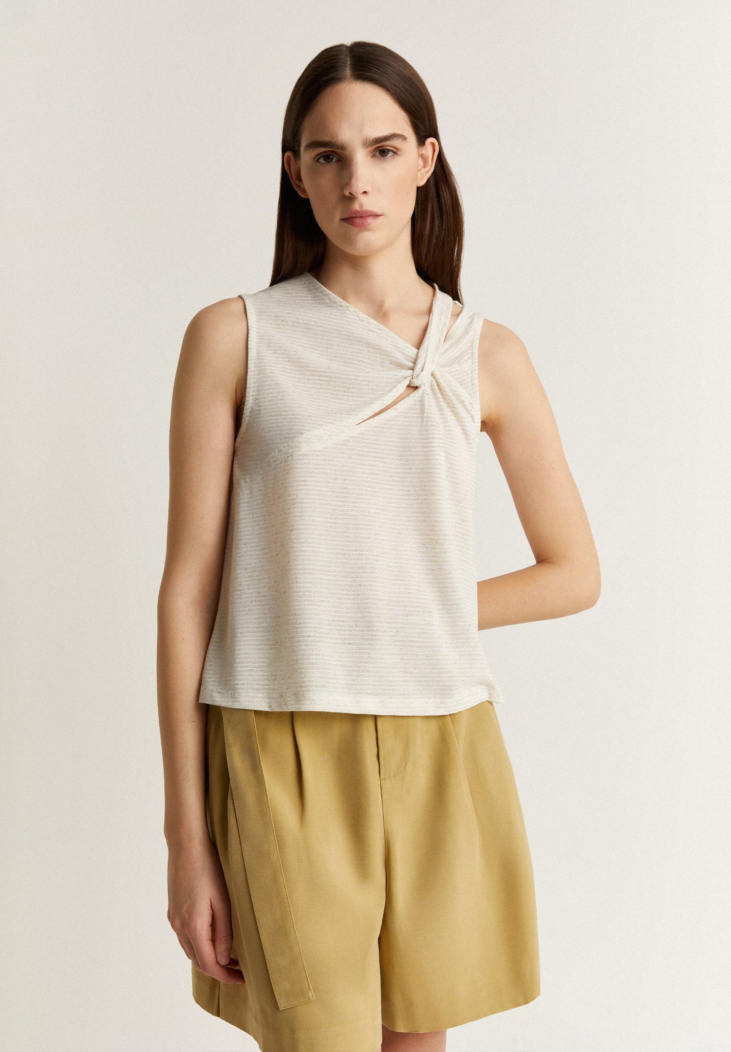 CAMISETA RÚSTICA RAYAS NUDO