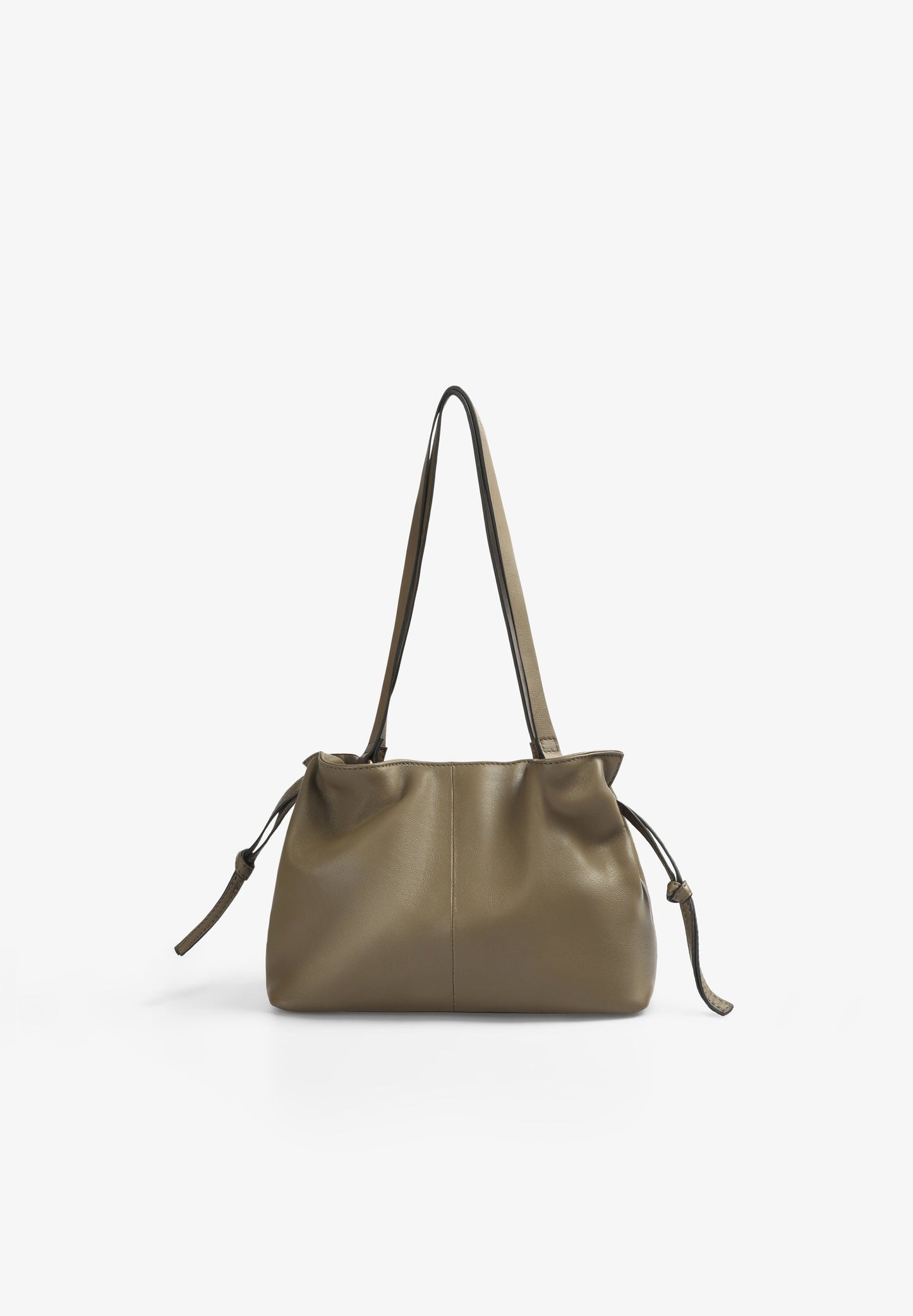 BOLSO PIEL DETALLE FRUNCES