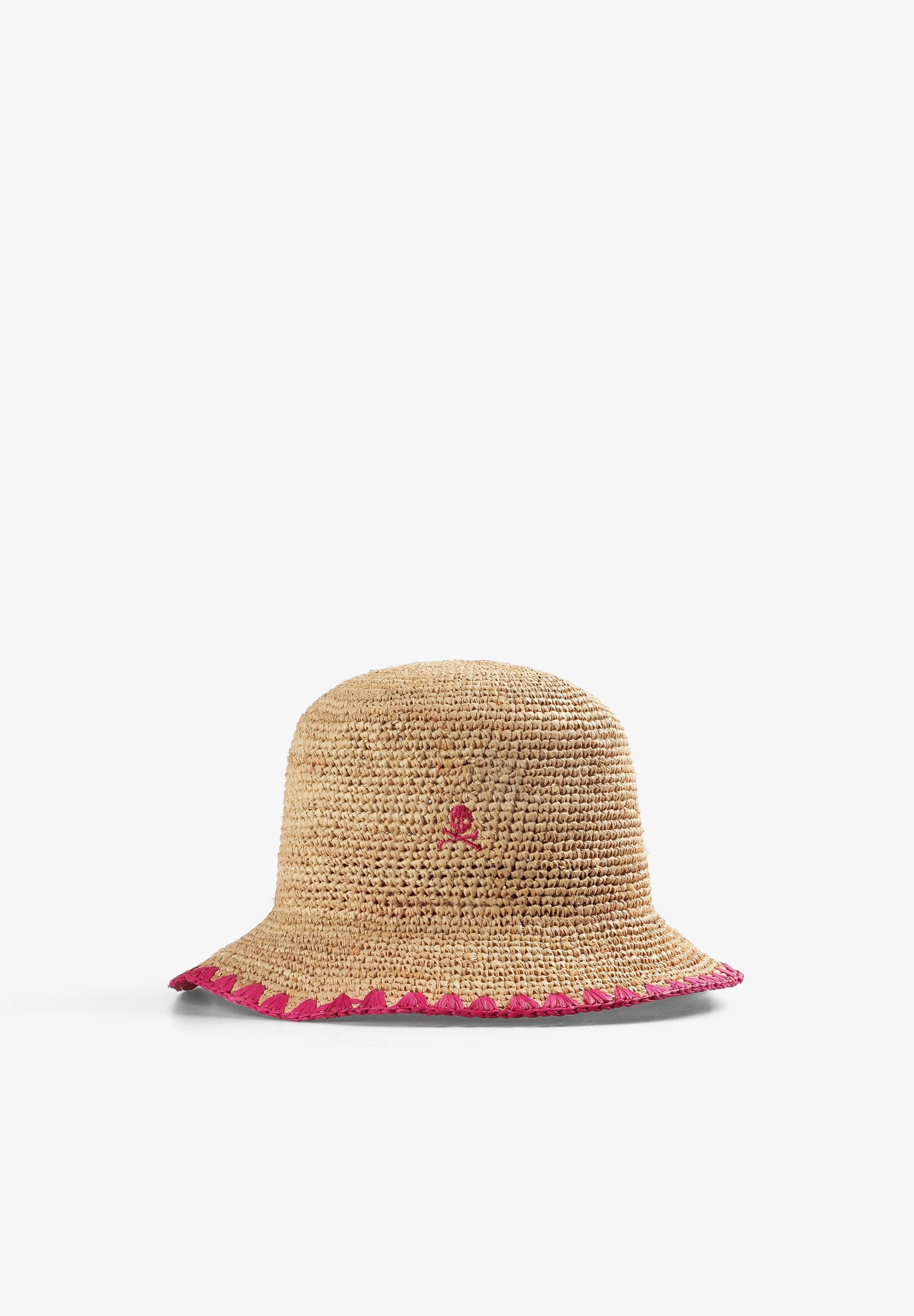 STITCHING RAFIA HAT