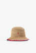 STITCHING RAFIA HAT