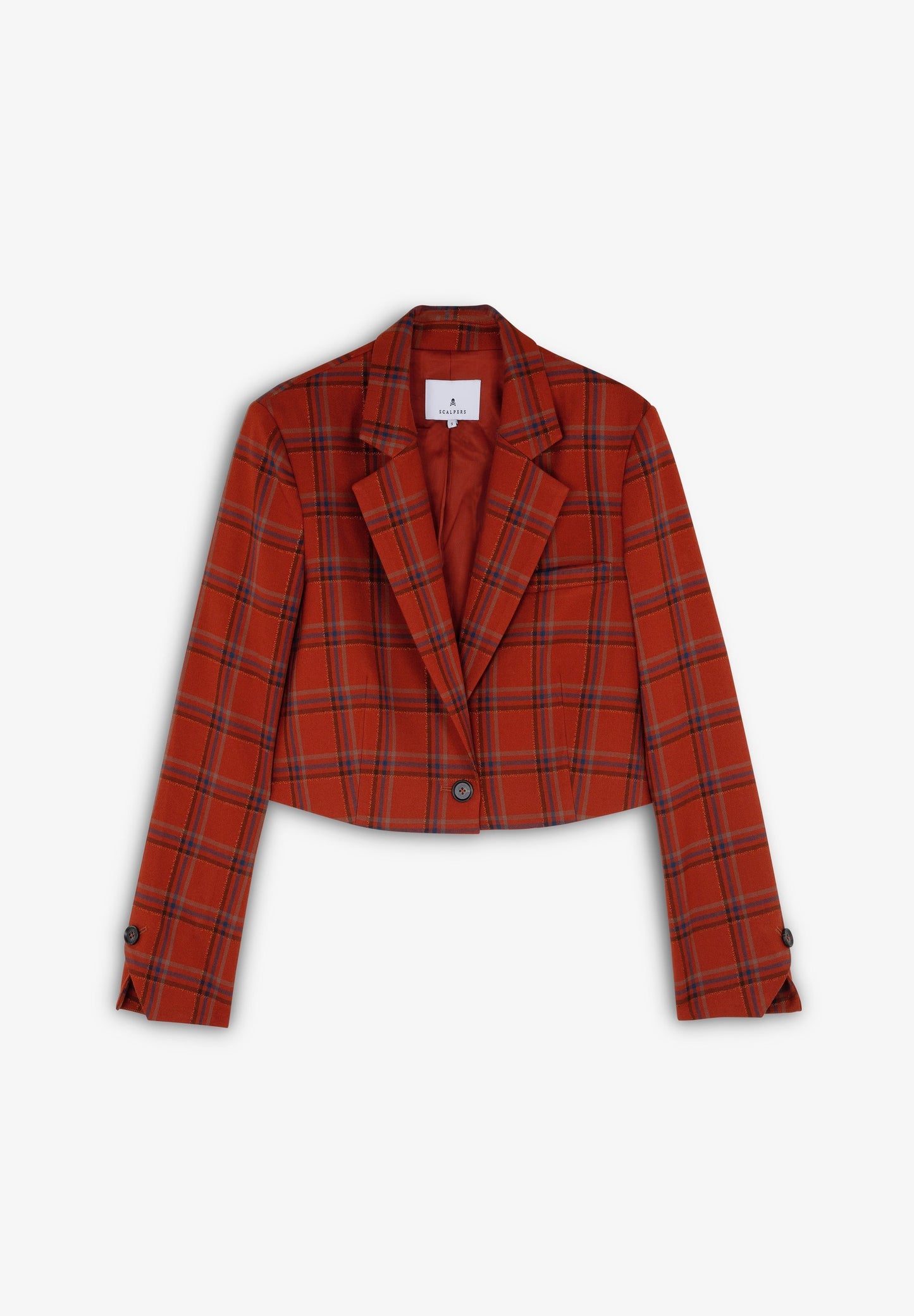 BLAZER CORTA CUADROS